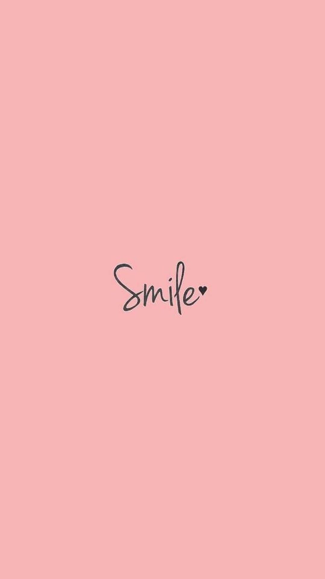 Download Smile Aesthetic Word Wallpaper