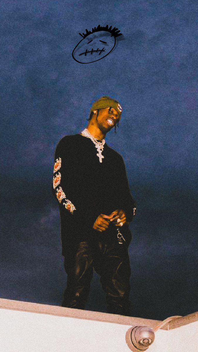 Travis Scott wallpaper for iPhone and Android! If you're a fan of Travis Scott, you'll love this wallpaper. It's available for both iPhone and Android devices. - Pop Smoke