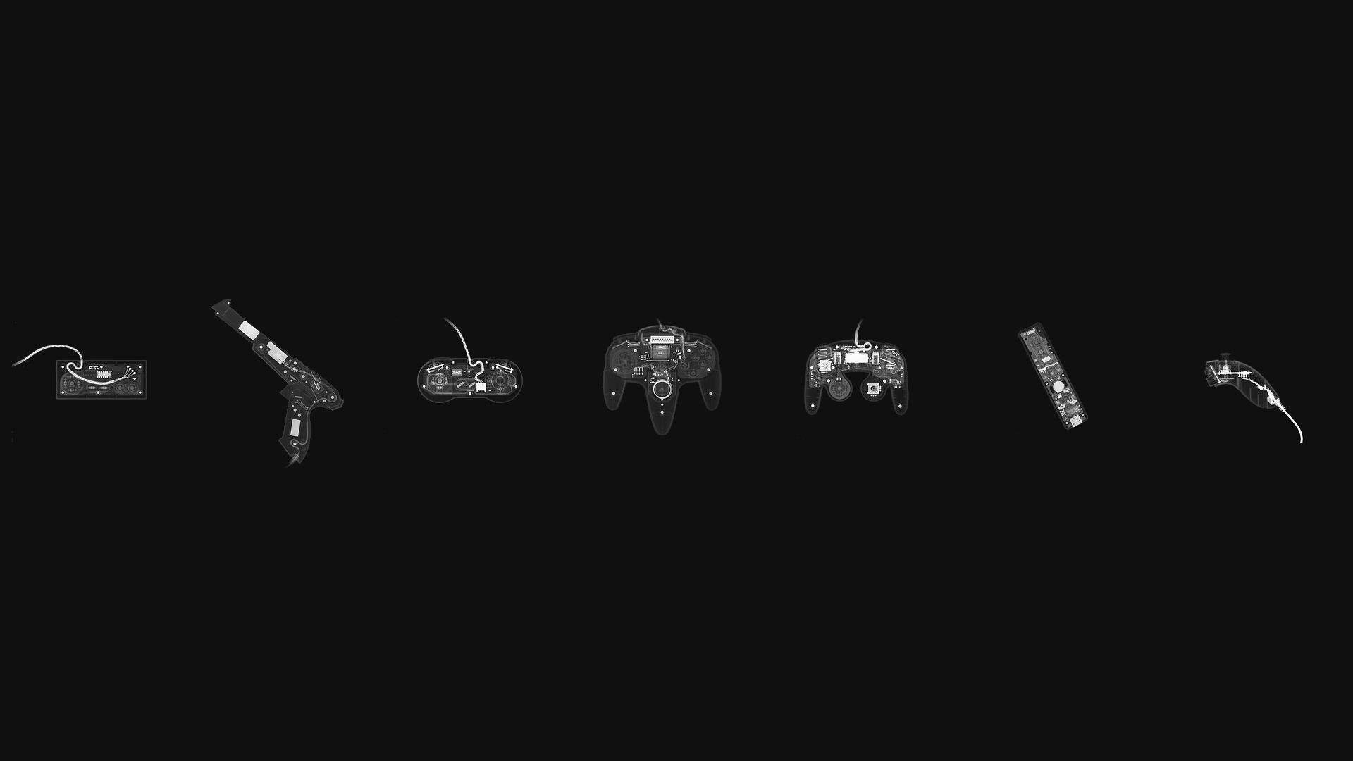 A collection of black and white images - Black, black glitch