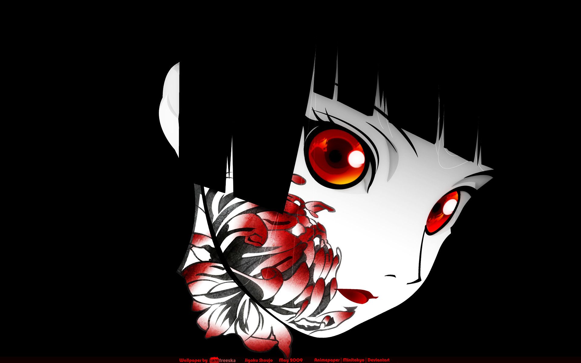 Dark Anime. Dark Anime Jigoku Shoujo Girl From Hell HD Imagez Only Wallpaper with