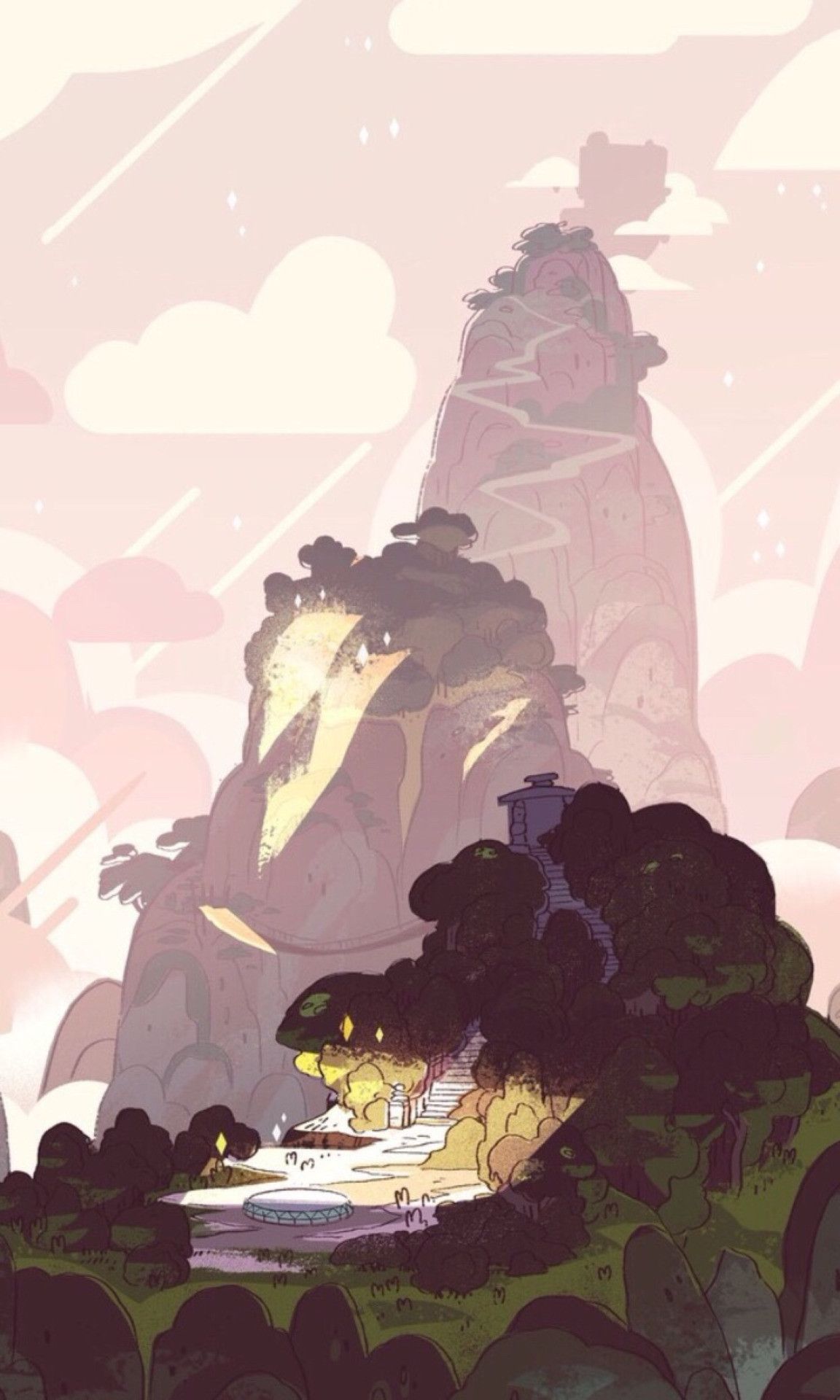 cartoon network pink background SU aesthetic phone wallpaper Rebecca Sugar steven universe iPhone Wallpaper phone