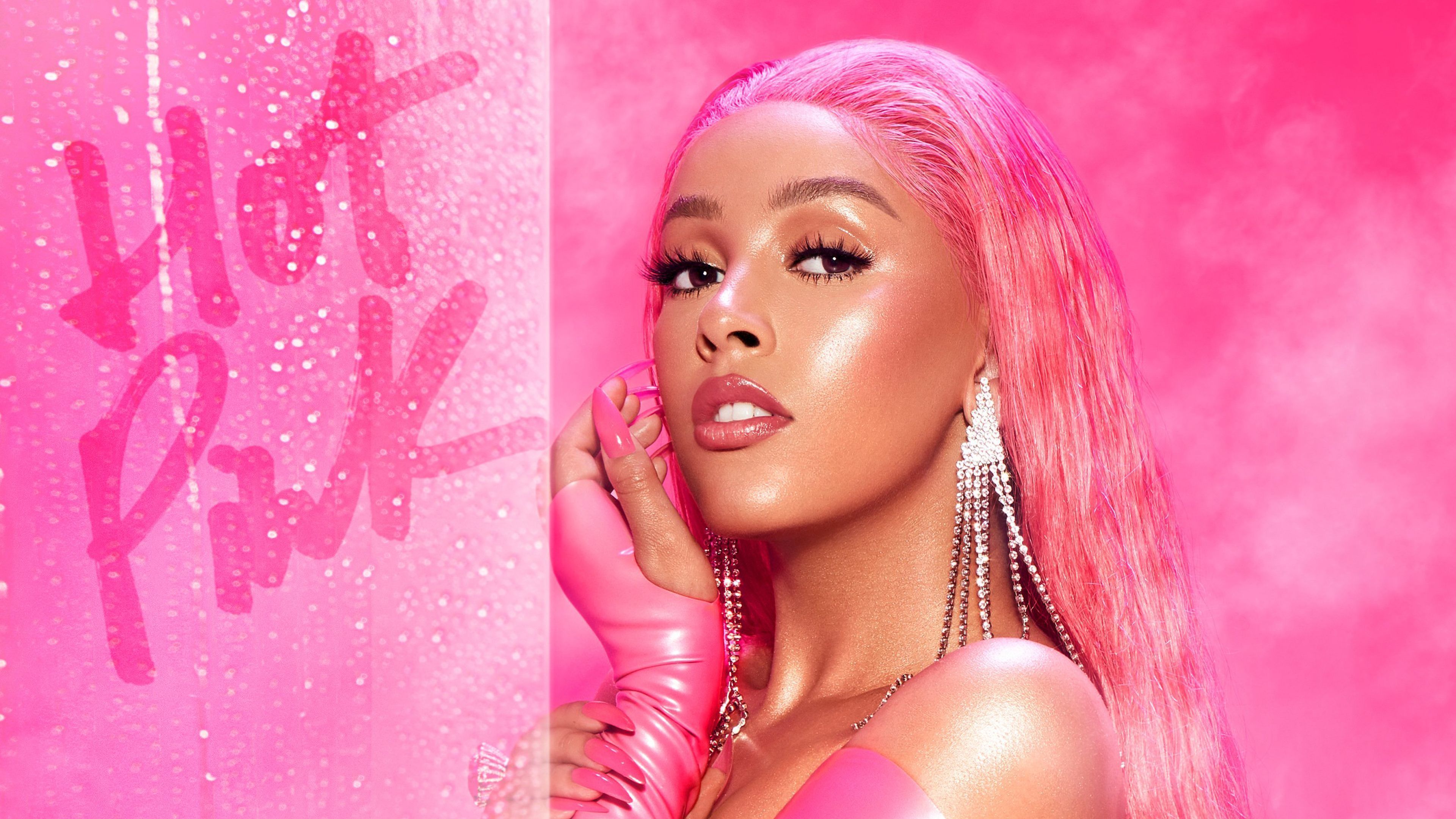 Doja Cat Wallpaper 4K, Hot Pink, Others