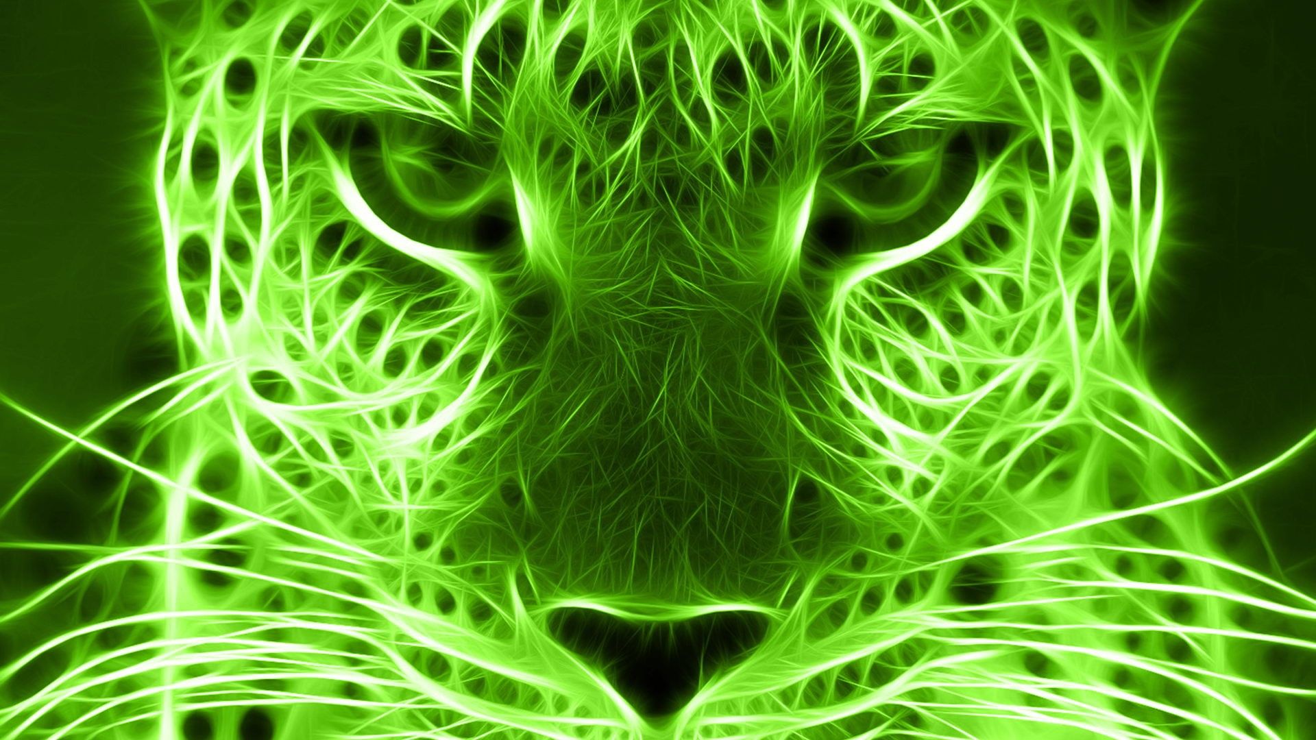 Neon Green Aesthetic Wallpaper HD