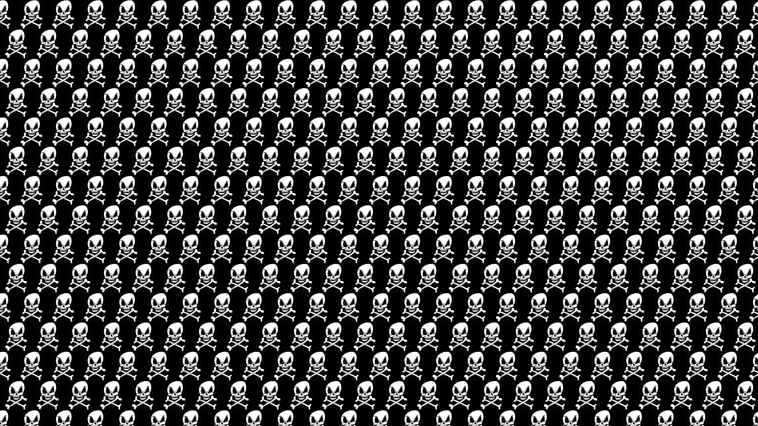 Skulls 4K wallpaper for your desktop or mobile screen free and easy to download