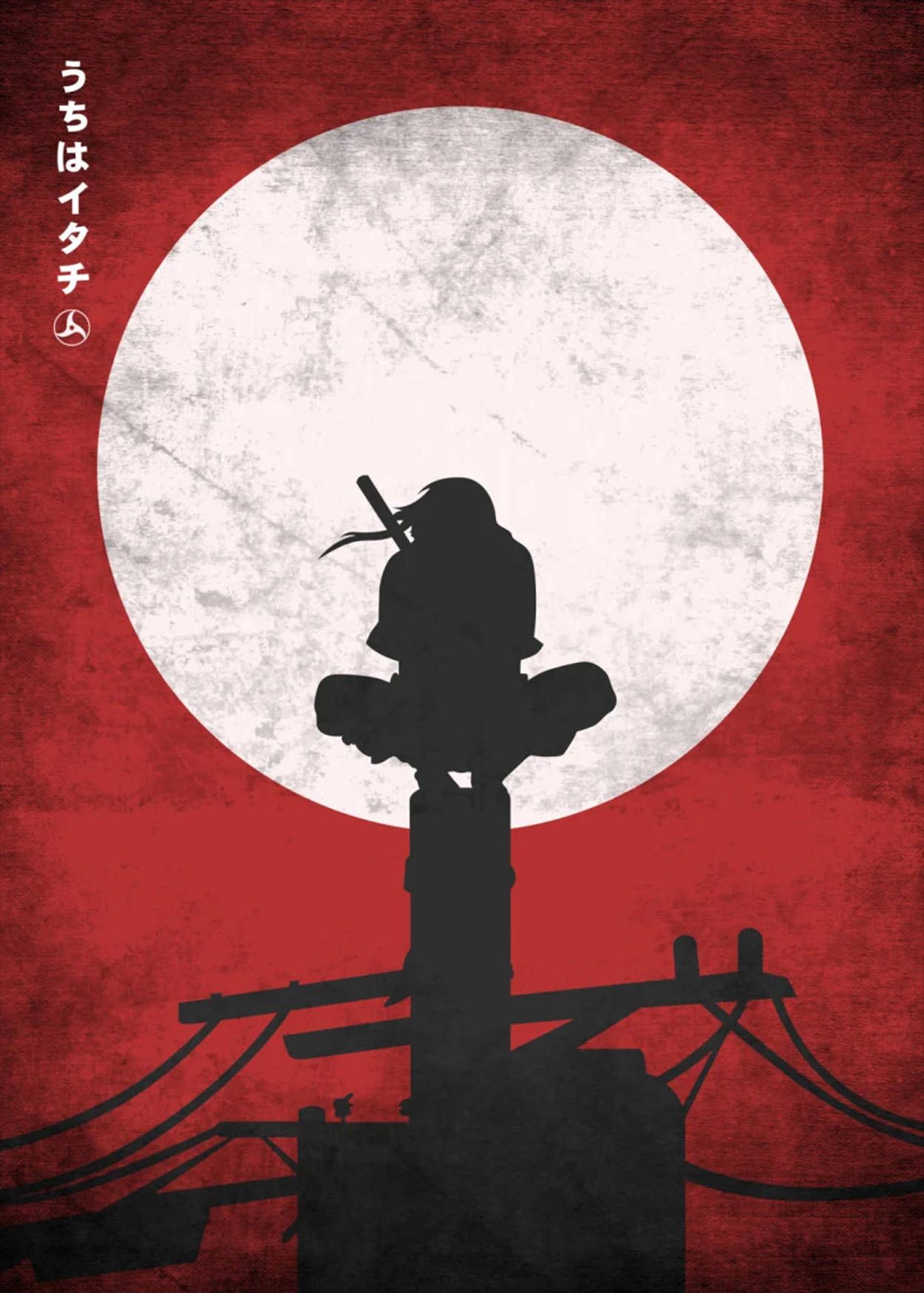 Download Obito Uchiha Silhouette Dope iPhone Wallpaper