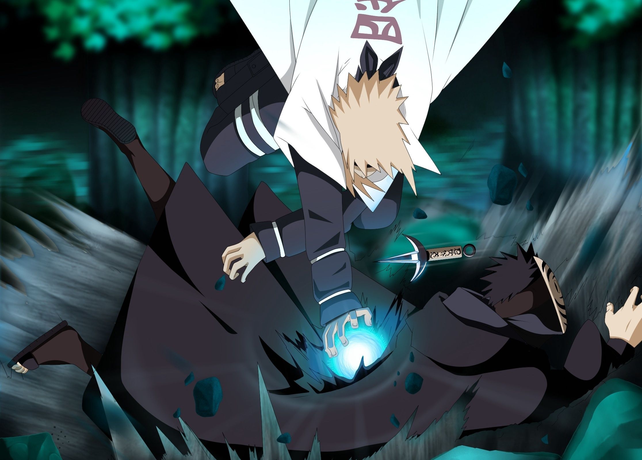 Naruto Minato Namikaze Obito Uchiha Rasengan Naruto Wallpaper:2232x1600