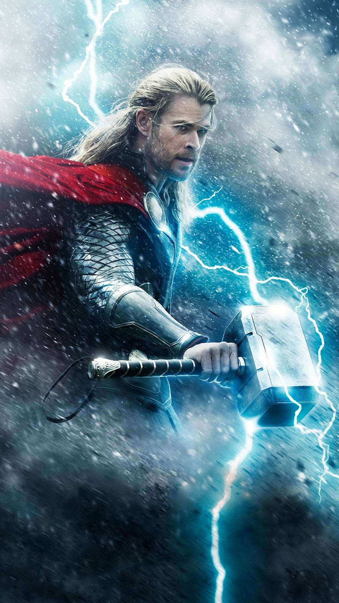 Thor wallpaper for iPhone with resolution 1080X1920 pixel. You can make this wallpaper for your iPhone 5, 6, 7, 8, X backgrounds, Mobile Screensaver, or iPad Lock Screen - Thor