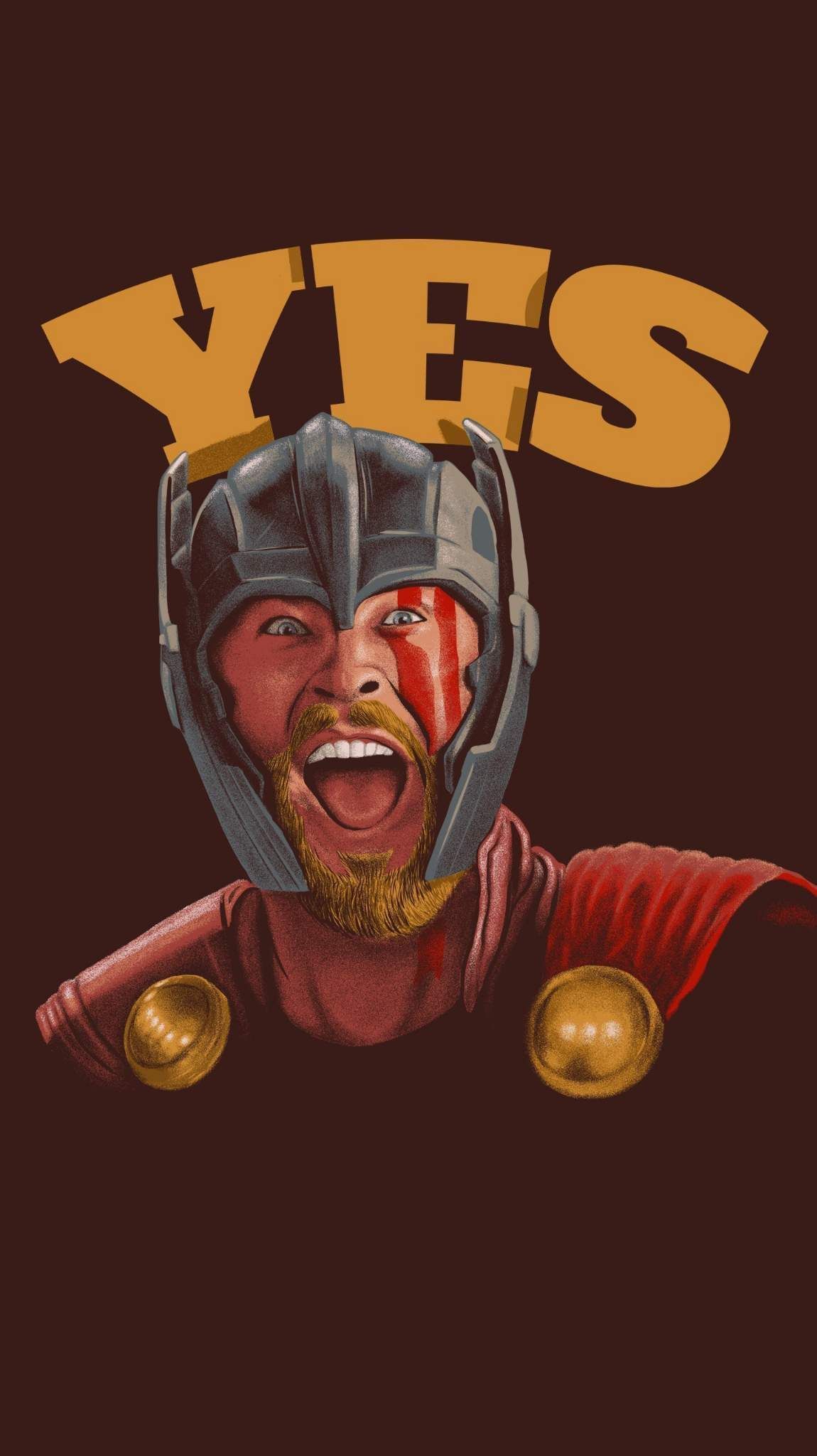 A poster with the words yes and thor - Thor