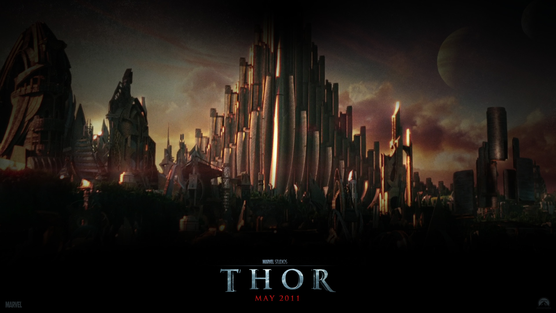 Asgard from the Movie Thor Desktop Wallpaper