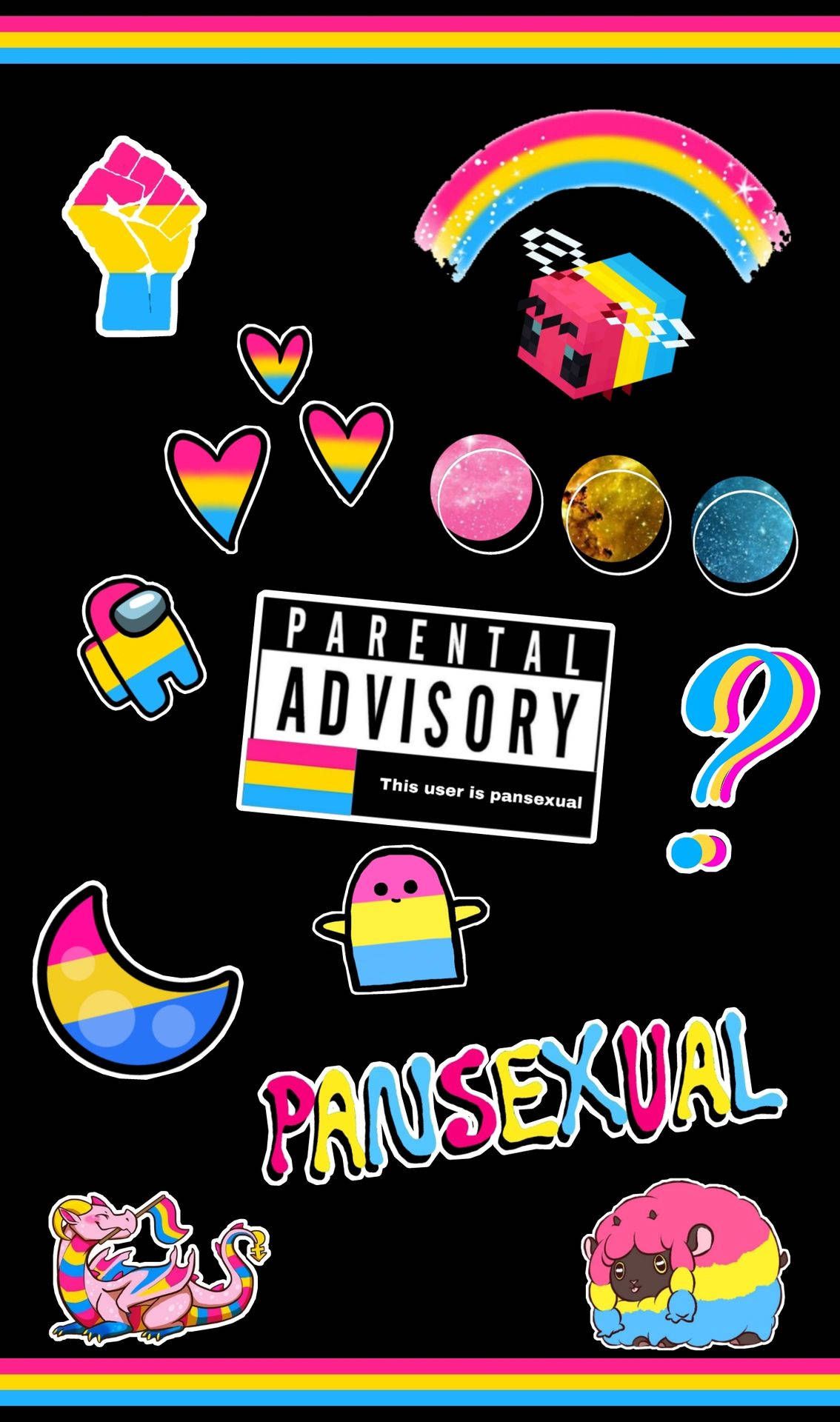 Download Pansexual Cute Icon Wallpaper