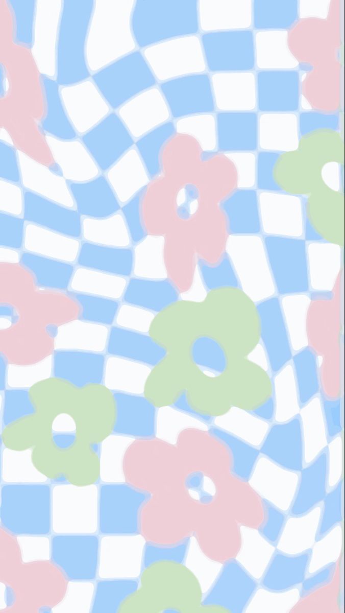 danish pastel checkered flowers wallpaper. Pastel background wallpaper, iPhone background inspiration, Creative and aesthetic development
