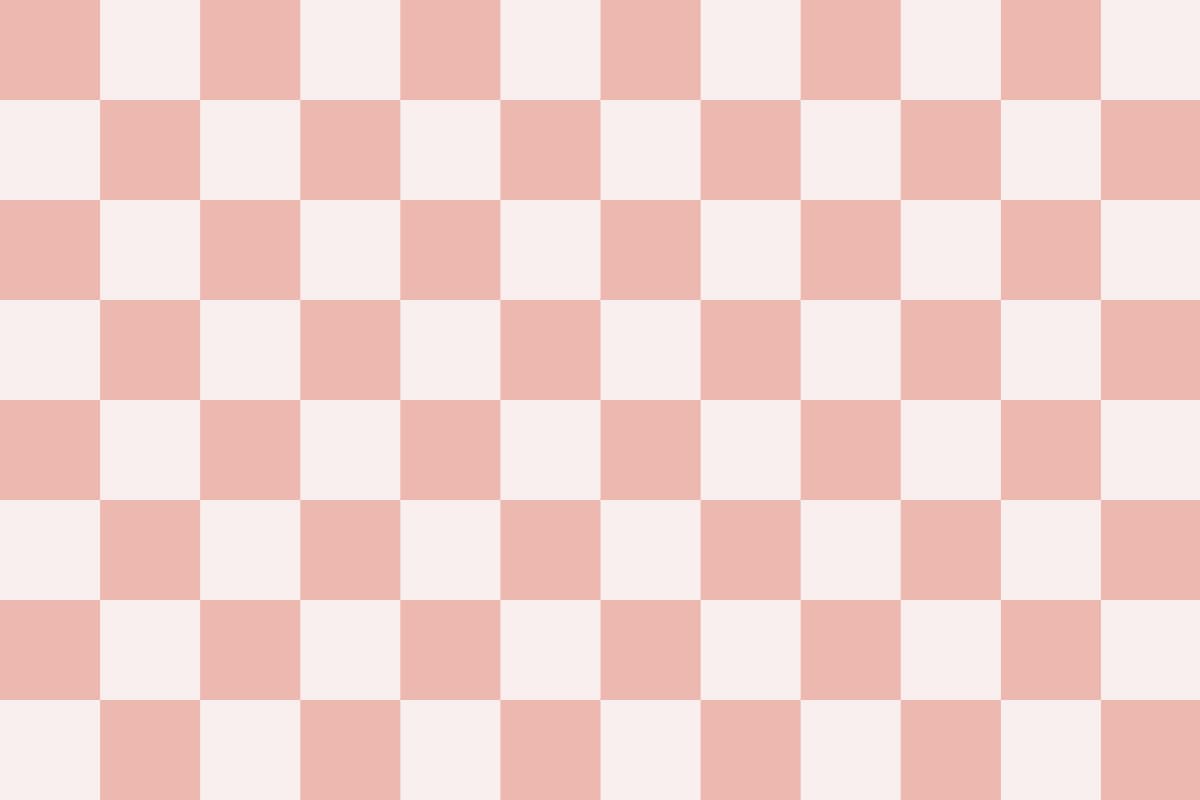 A pink and white checkered pattern - Danish