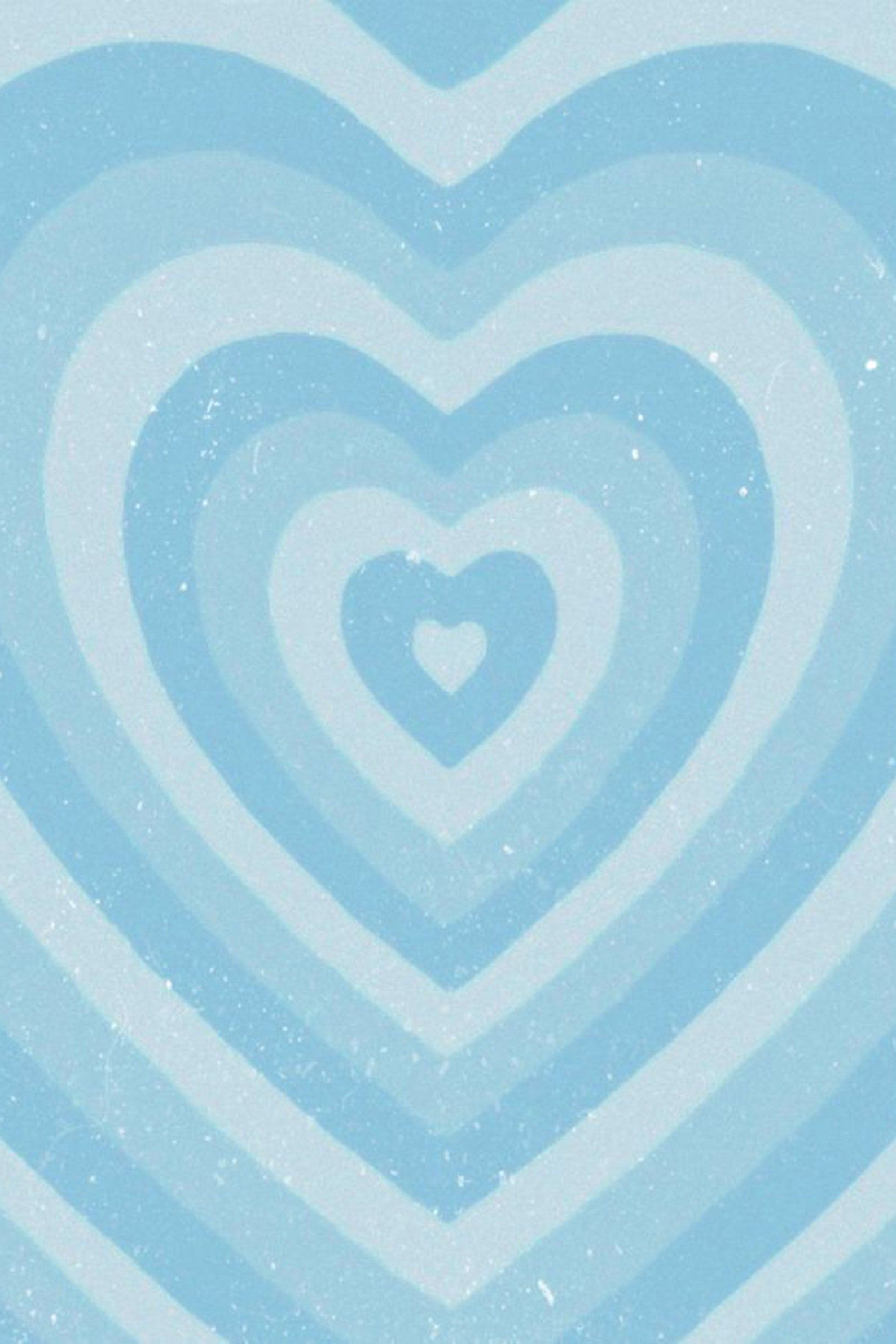 Blue heart wallpaper aesthetic phone background for any phone - Danish