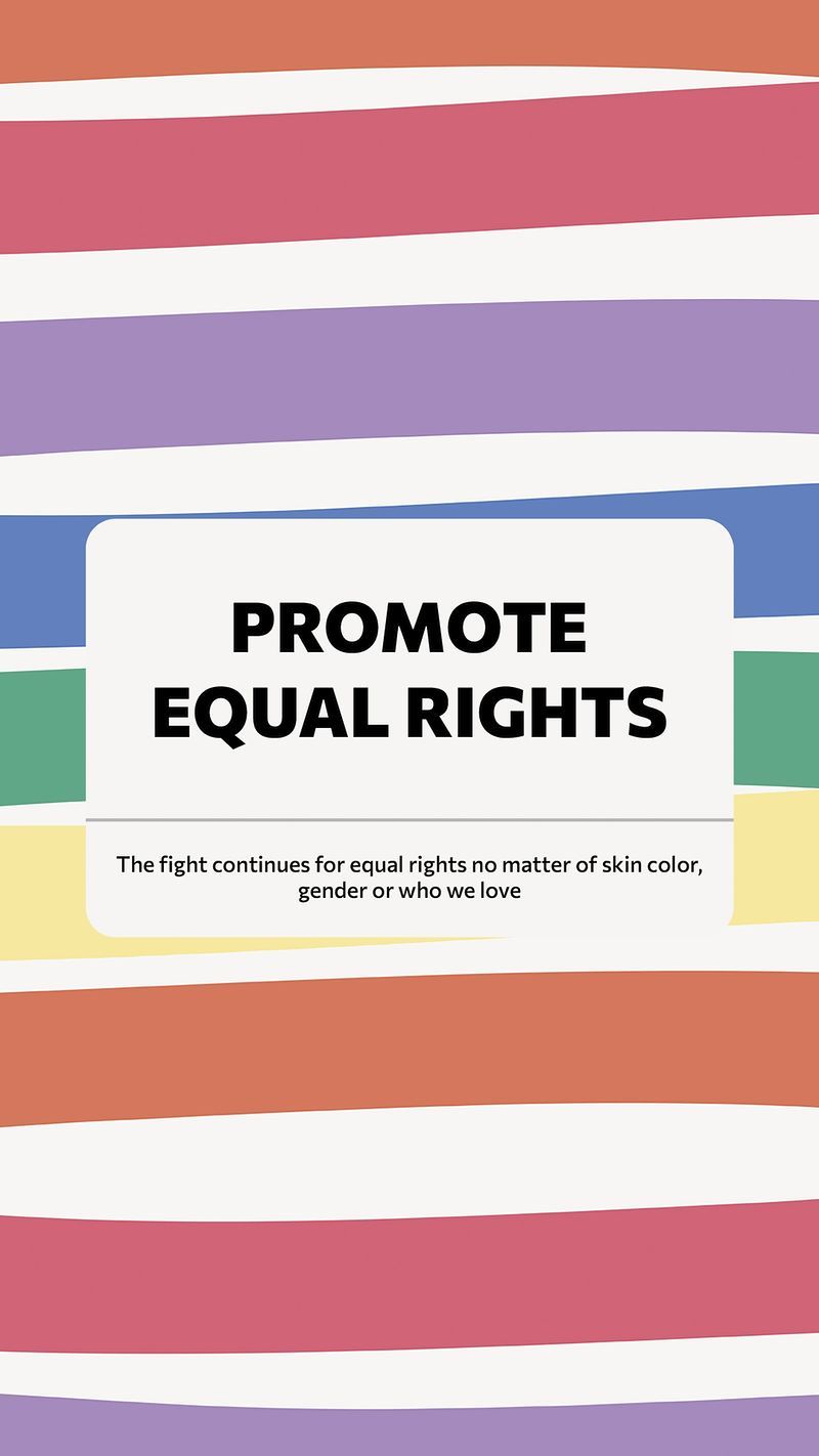 Promote equal rights poster - Pansexual