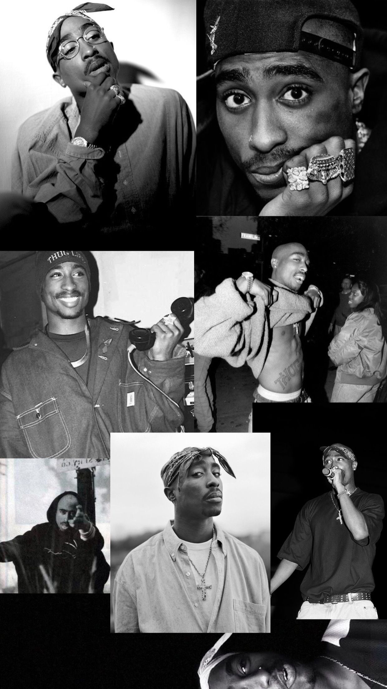 2pac black and white wallpaper. Tupac picture, Tupac wallpaper, Hip hop poster