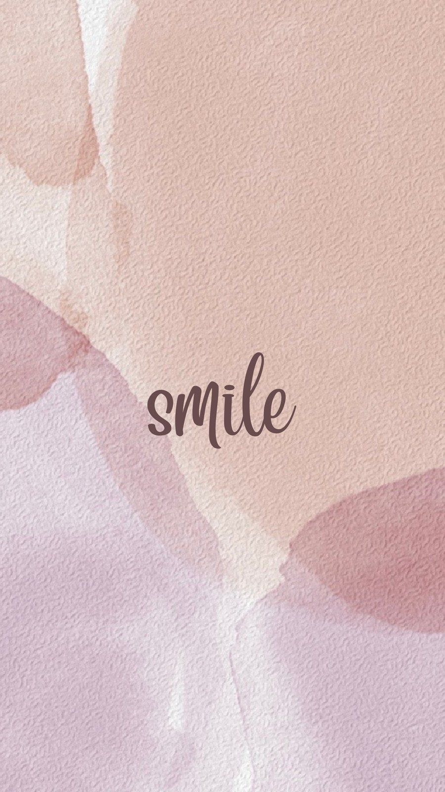 Watercolor background with the word smile - Smile