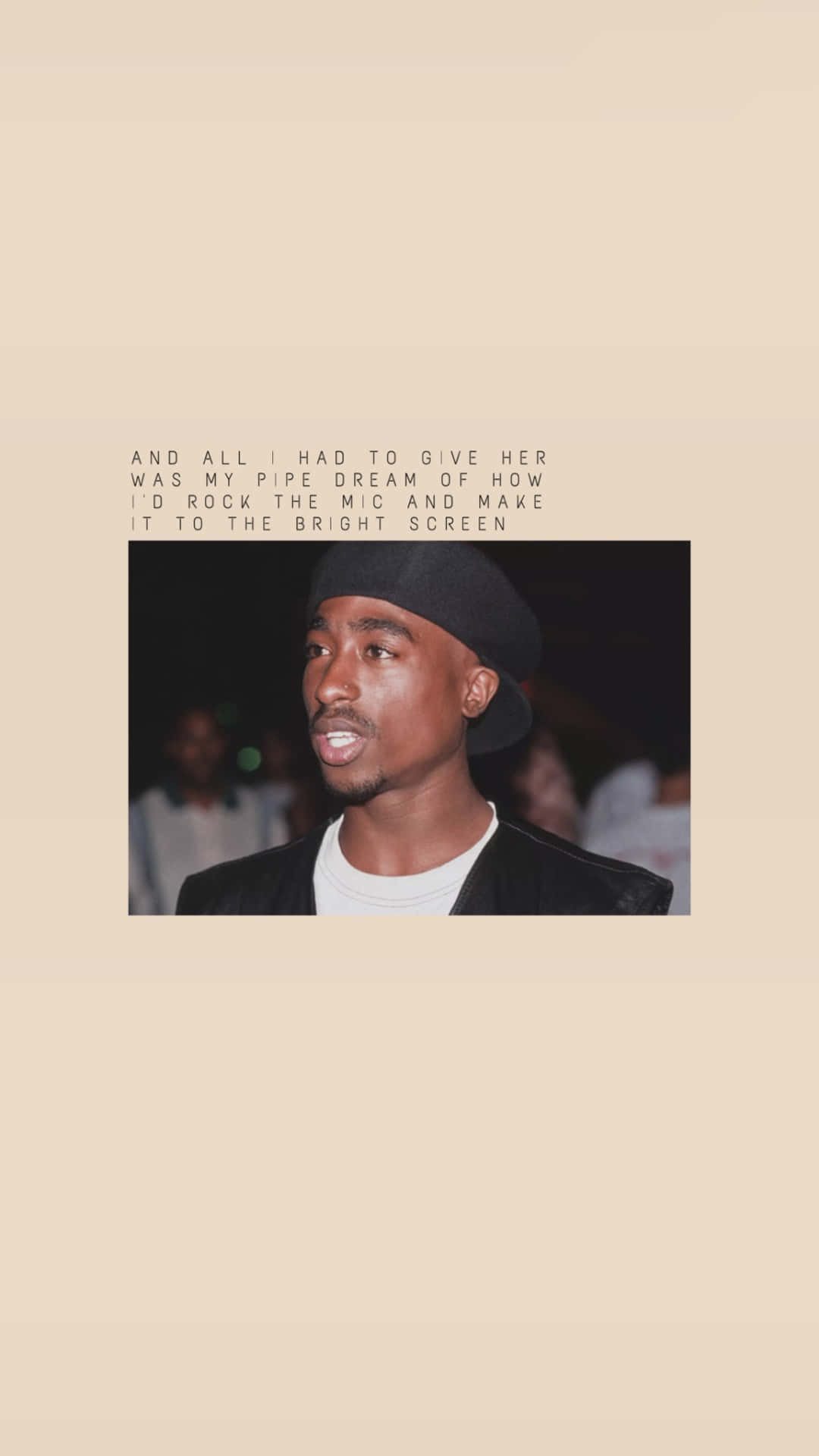 Download Tupac iPhone Wallpaper