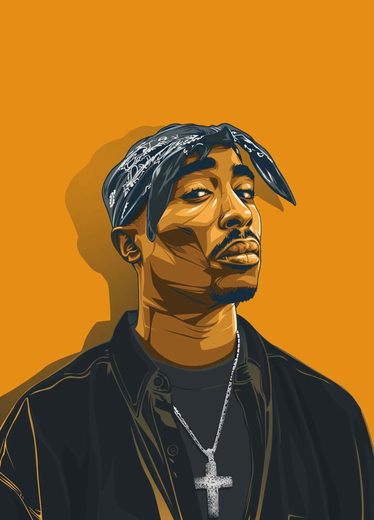 Download Tupac iPhone Wallpaper