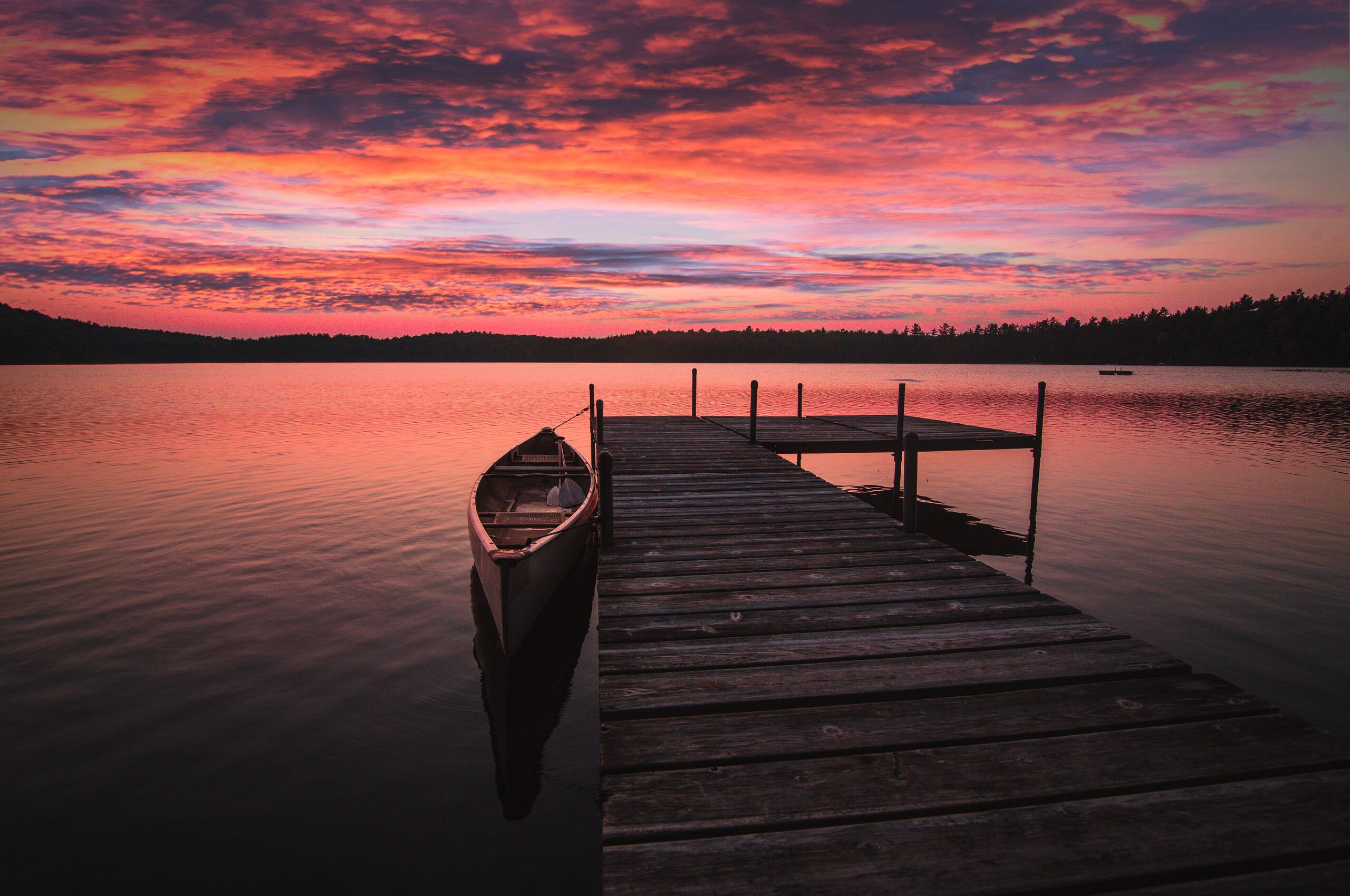 Boat Dock Sunrise 5k Chromebook Pixel HD 4k Wallpaper, Image, Background, Photo and Picture