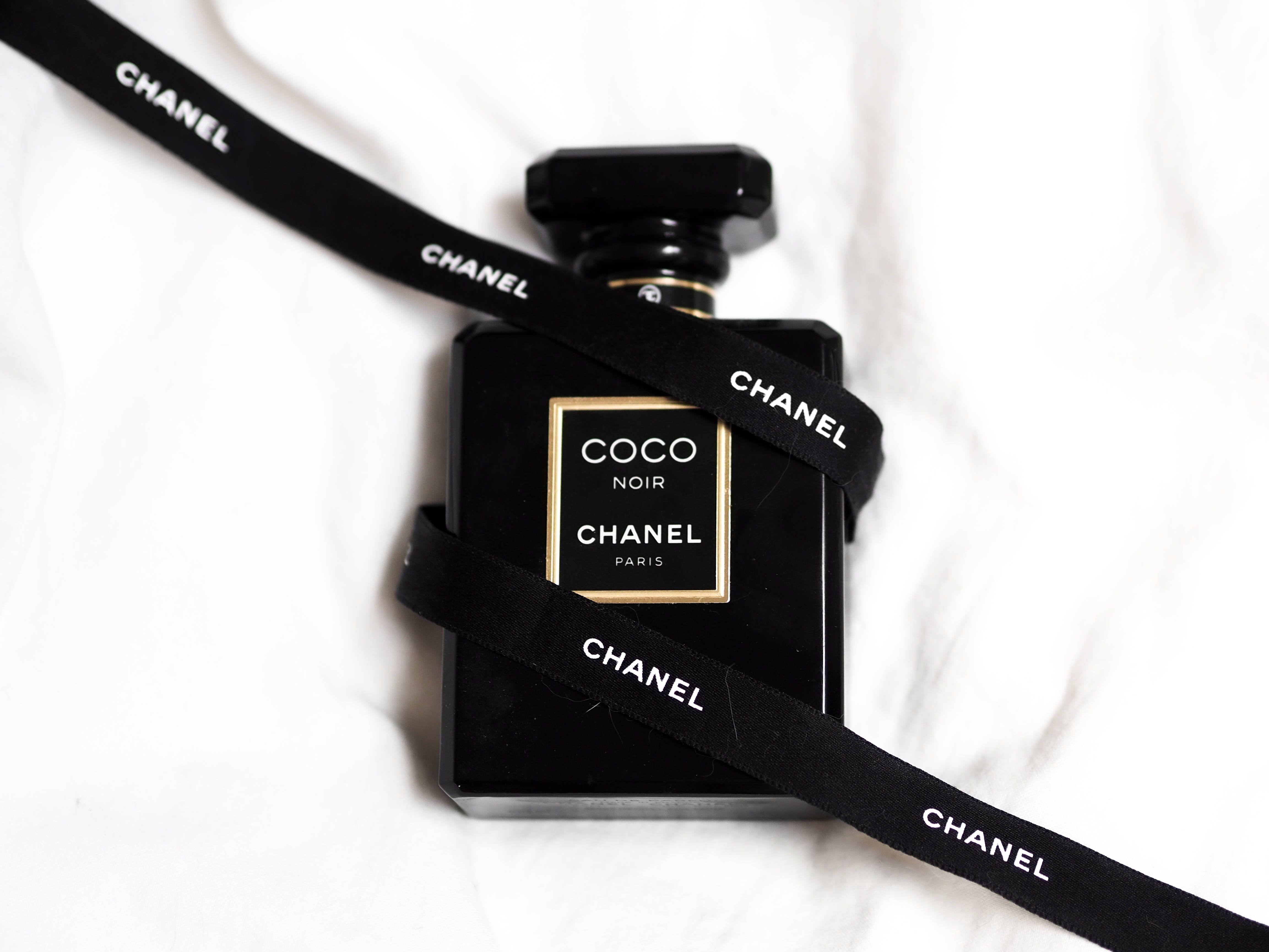 A bottle of Chanel perfume on a white background - Chanel