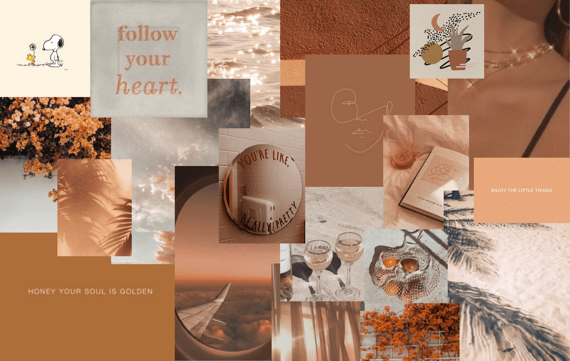 Brown Aesthetic Laptop Wallpaper Free Brown Aesthetic Laptop Background