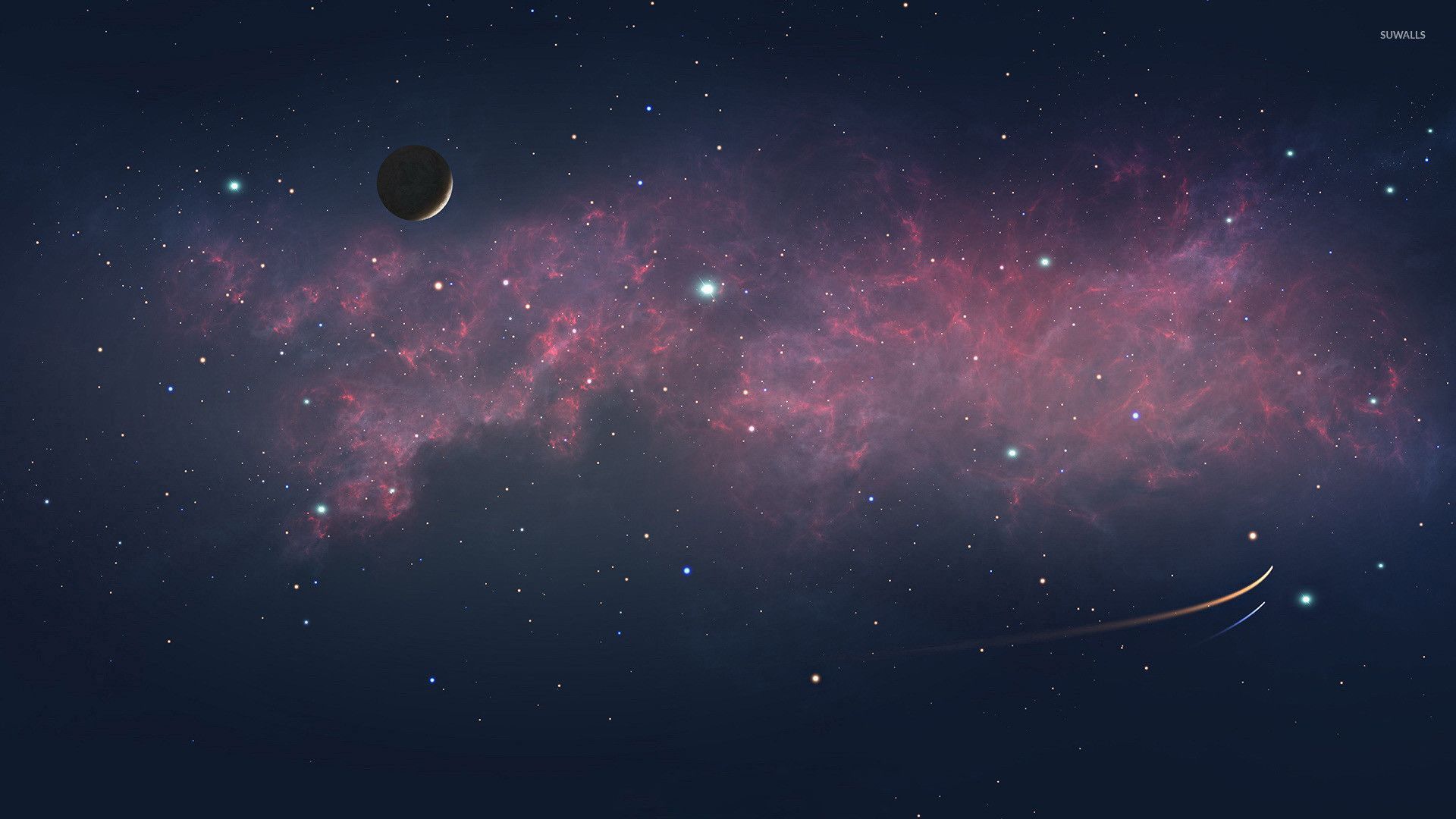Space Aesthetic 1920x1080 Wallpaper