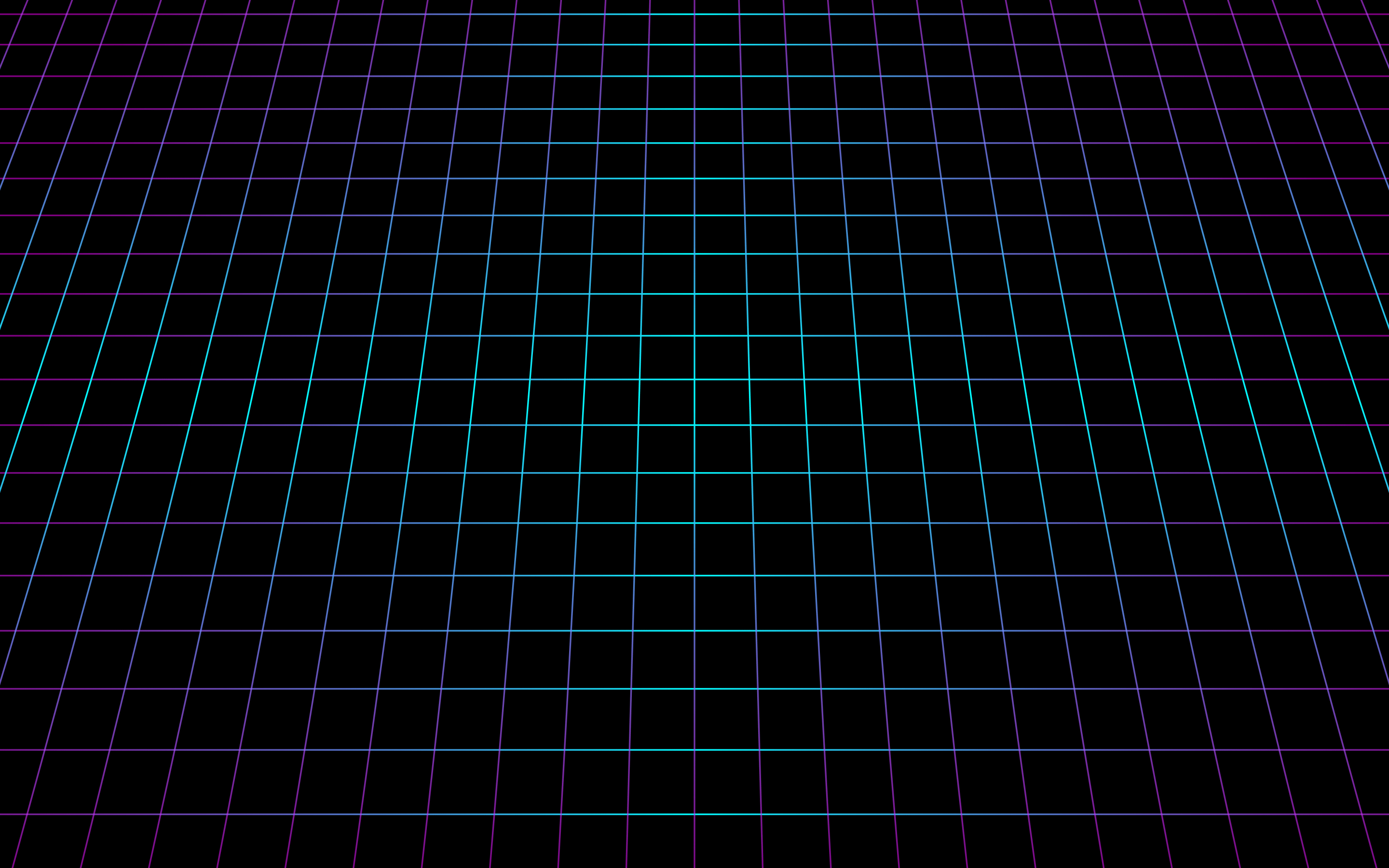 A purple and blue gradient line grid on a black background - Grid