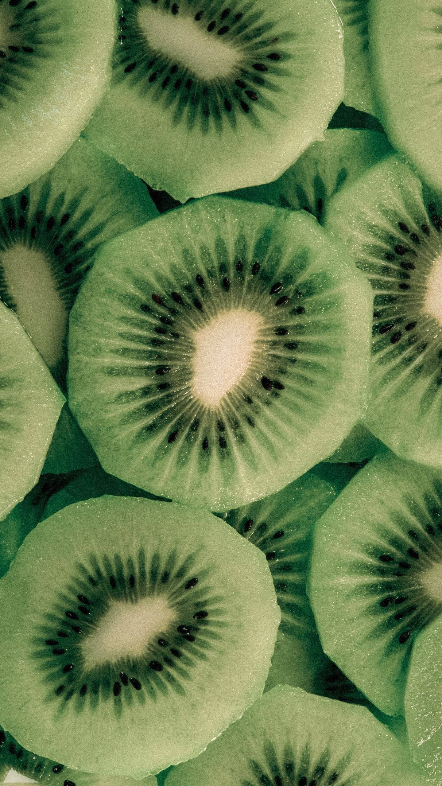 Download Green Aesthetic Tumblr Kiwi Slices Wallpaper
