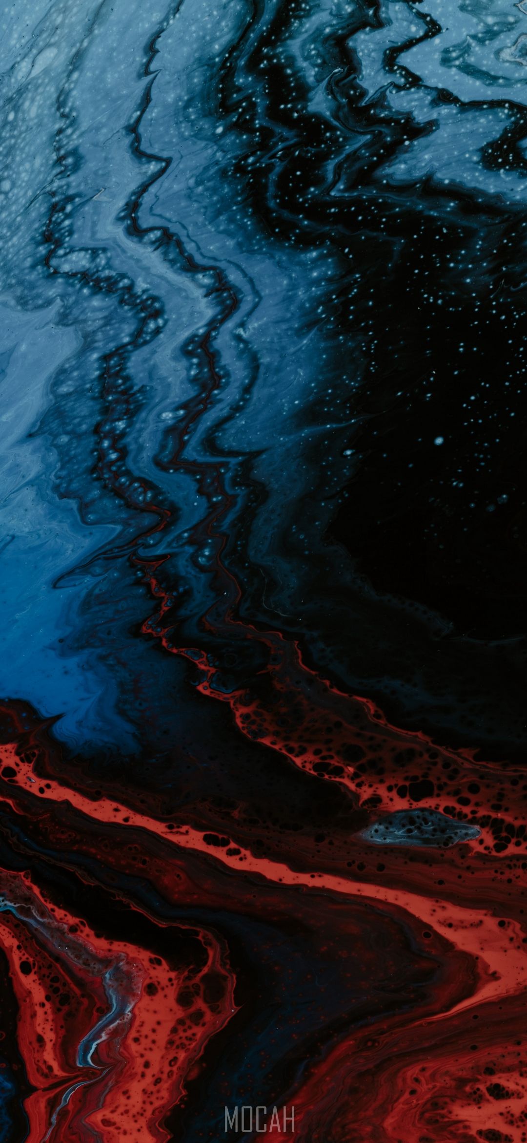 Water, Blue, Nature, Red, Lava, Honor Magic 2 3D wallpaper free download, 1080x2340 Gallery HD Wallpaper