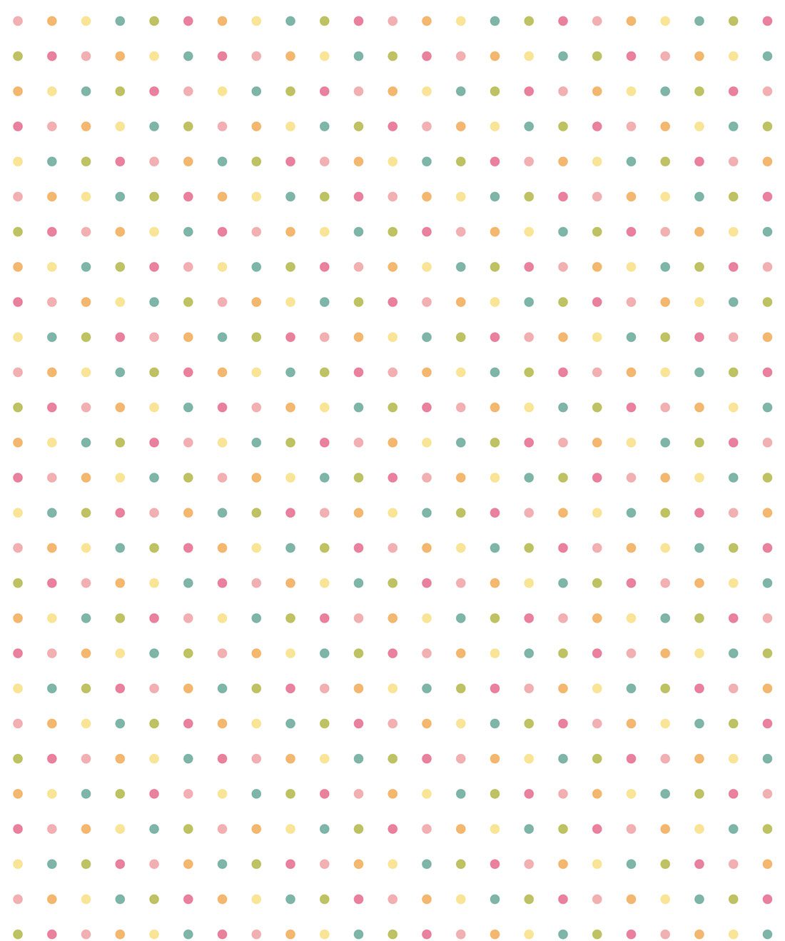 Candy Spots Wallpaper • Pastel Polka Dot Design