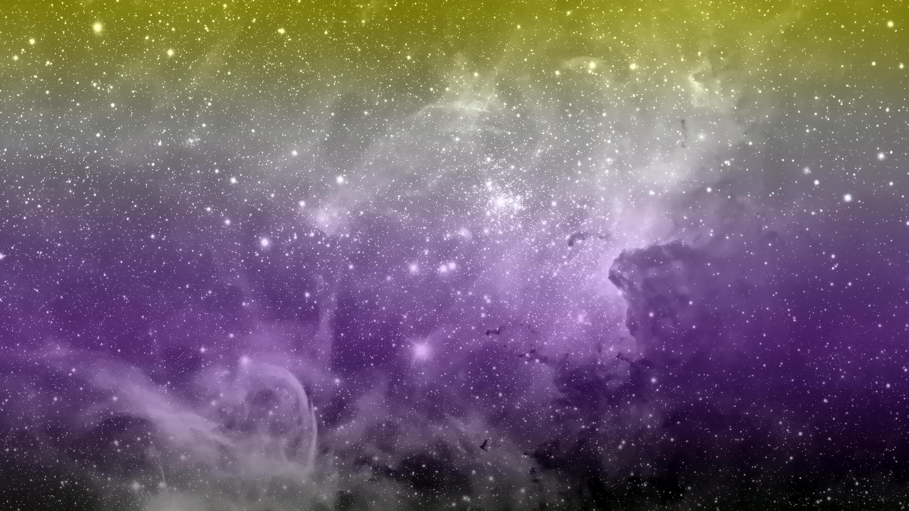 A 4k, Non Binary Space Wallpaper I Made! Feel Free To Use. :)