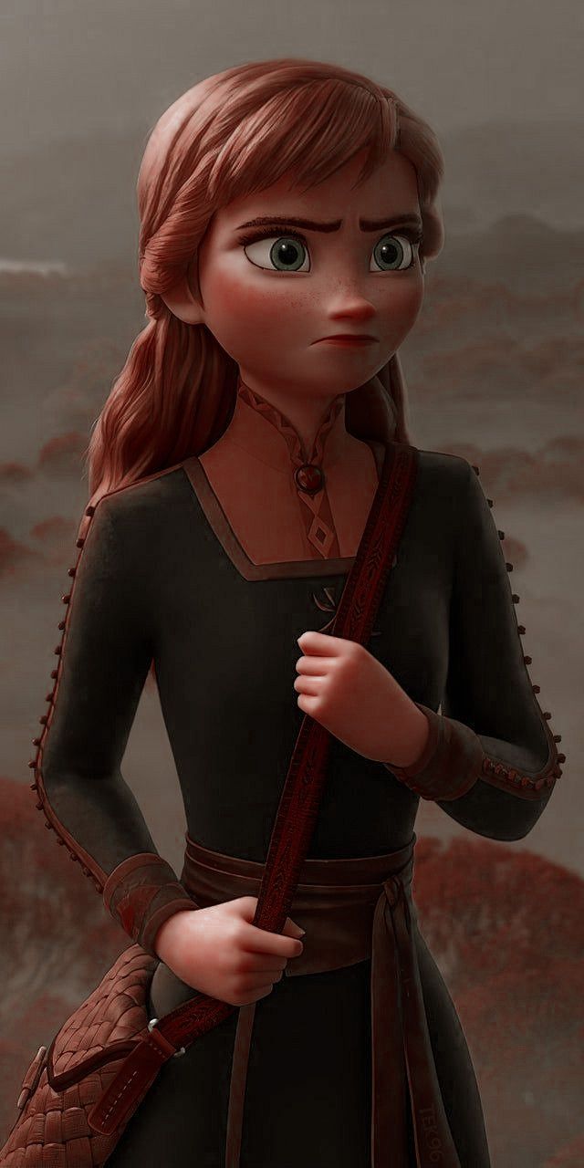 A picture of Anna from Frozen 2. - Elsa