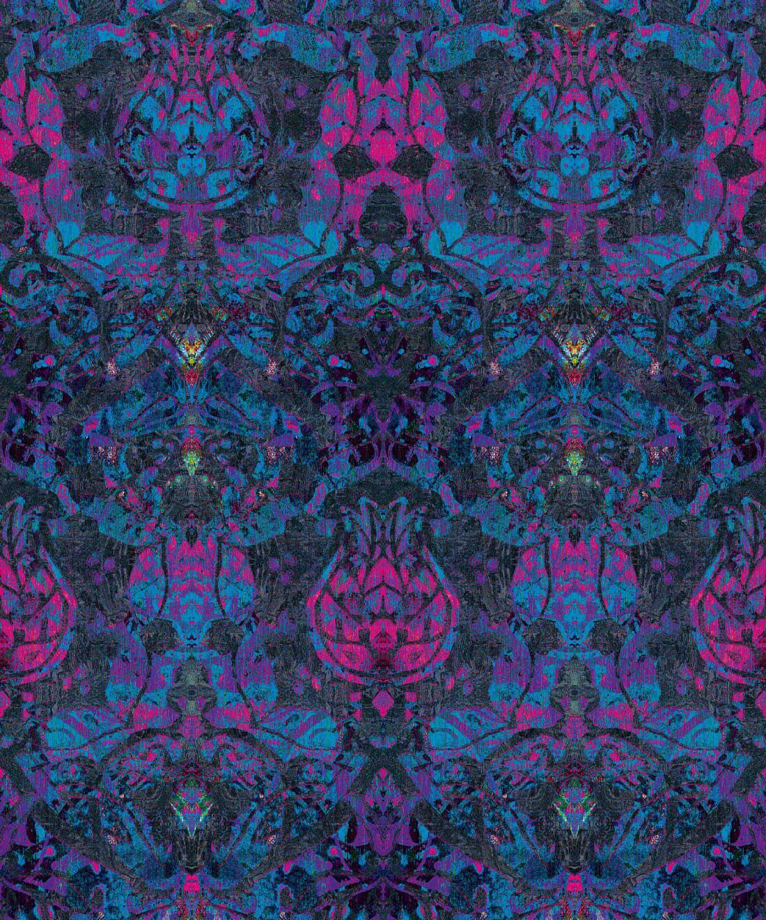 A blue and pink pattern - Tulip