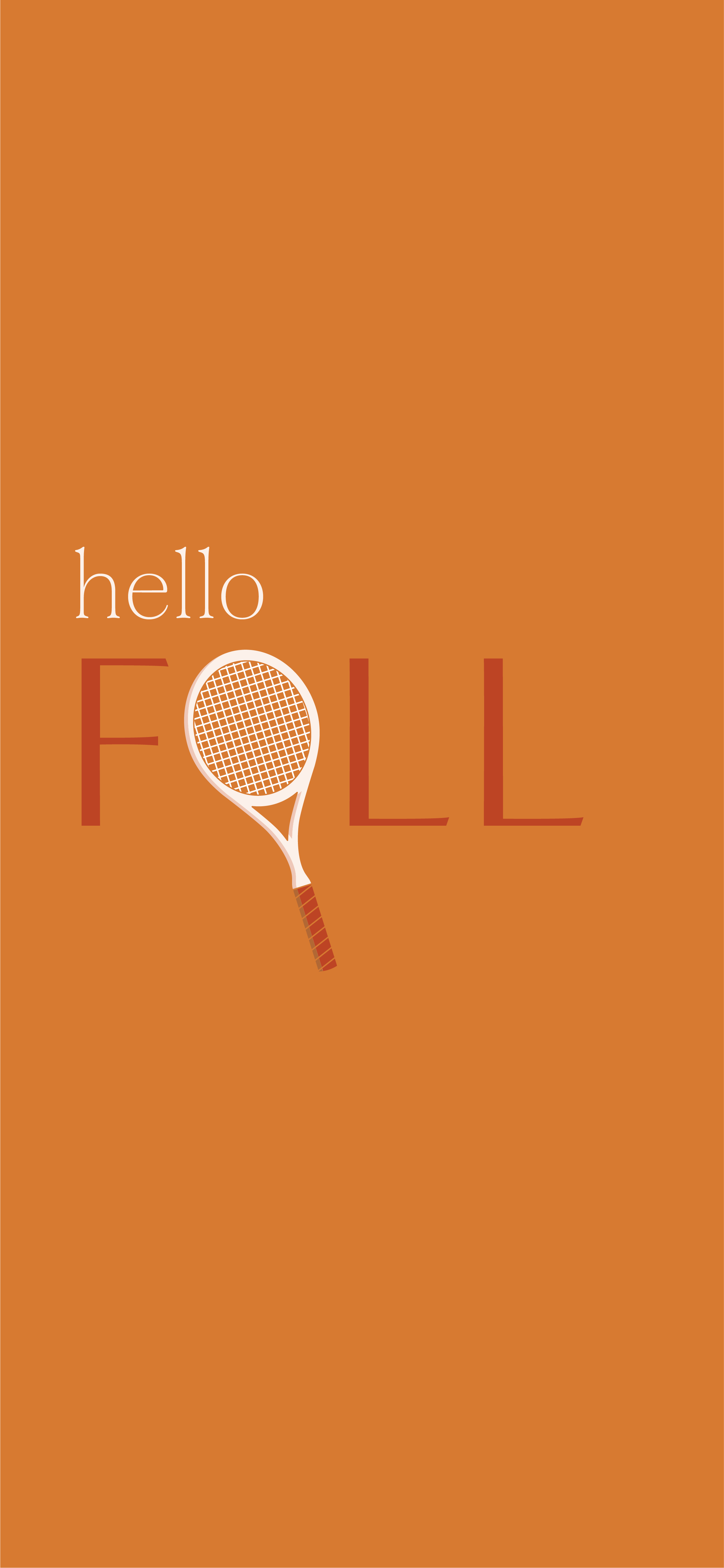 The Best Fall Phone Wallpaper for Tennis Players