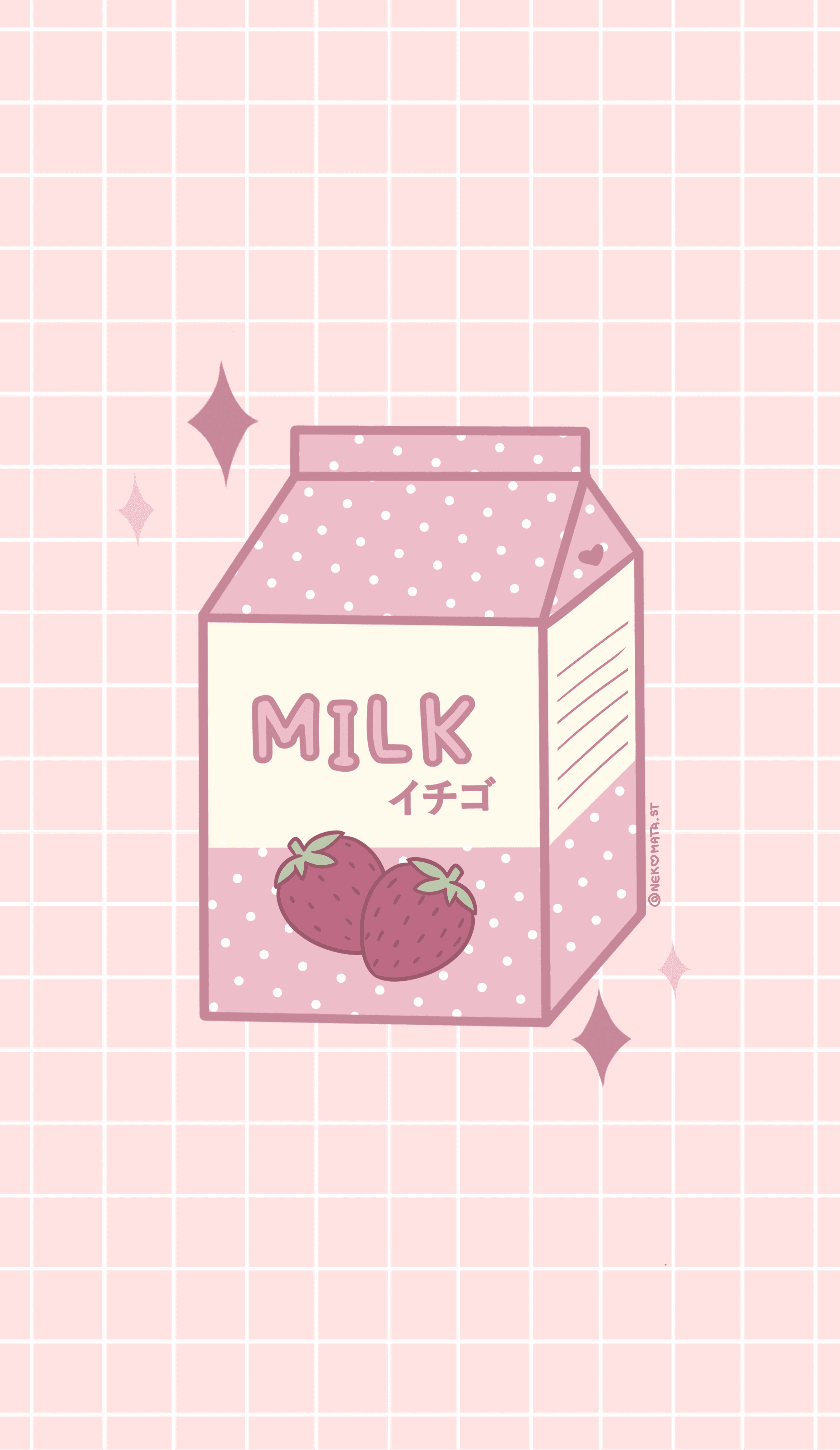 Ichigo milk wallpaper por Nekomata