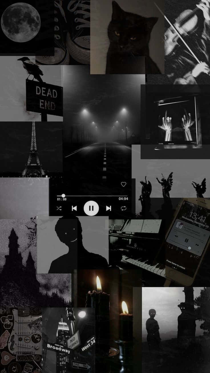 A collage of pictures with different themes - Broadway