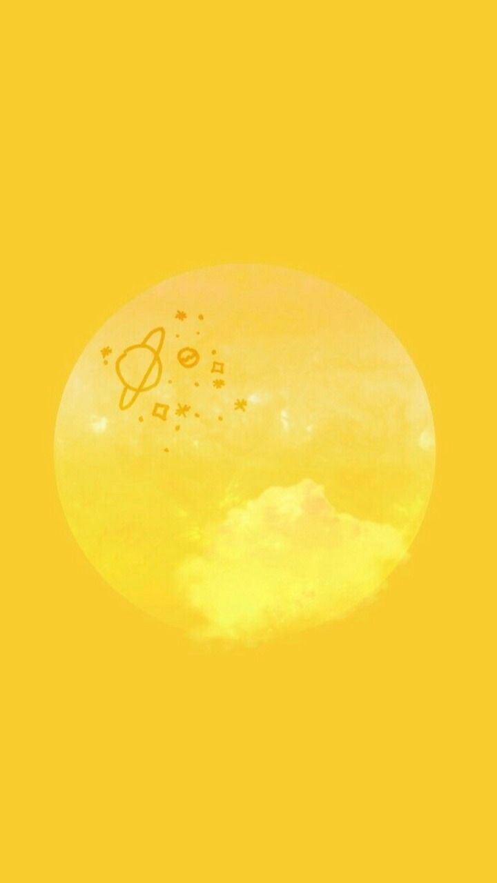 A cute pastel yellow aesthetic wallpaper free for all to use and enjoy. Perfect for your phone or desktop background. - Pastel yellow