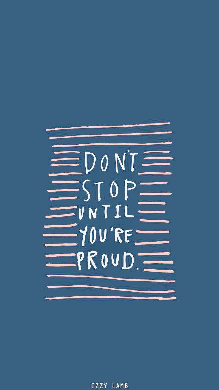 Don't stop until you're proud. - Apple Watch