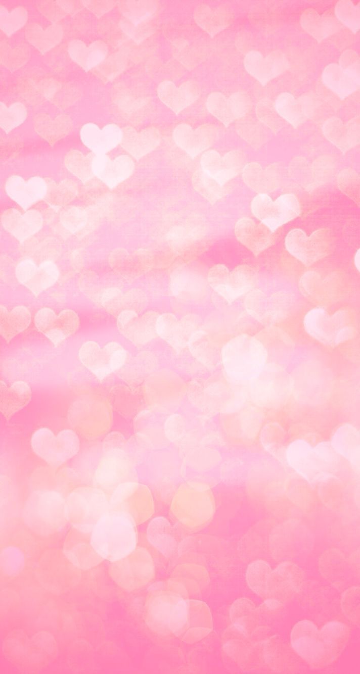 Girly pink hearts background for your phone - Pink heart