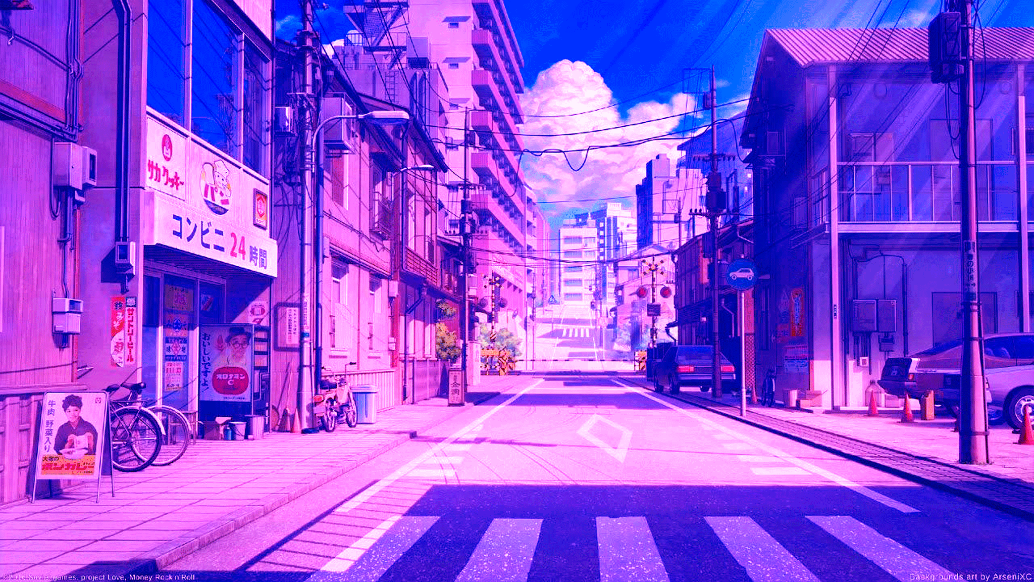 city pop, Love, Japan, Money, RocknRoll, city, digital, vaporwave, anime Gallery HD Wallpaper