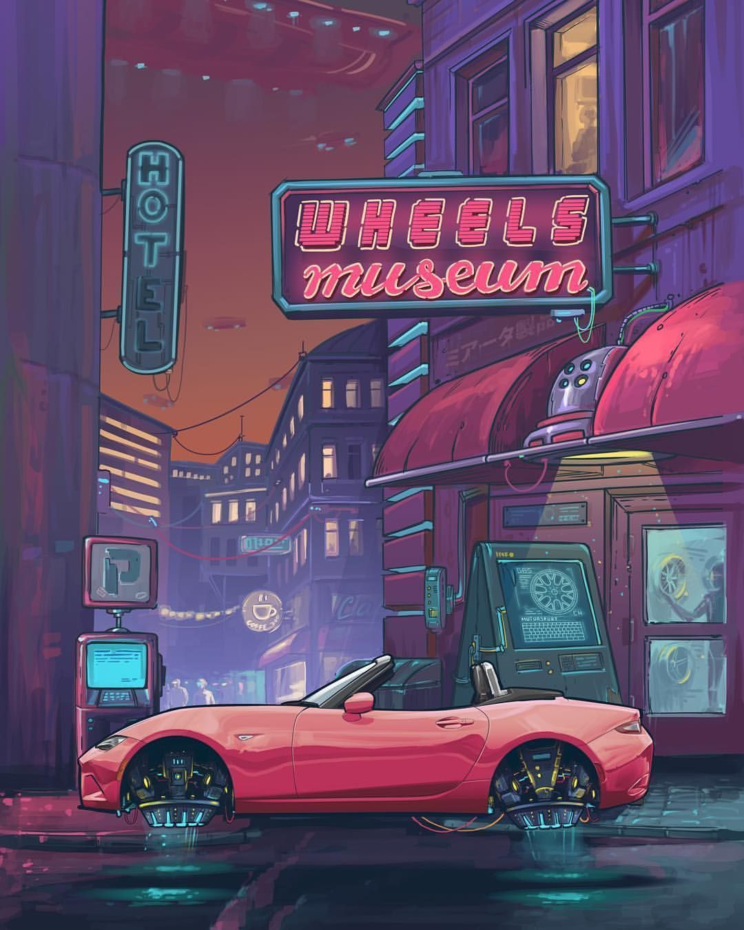 Anime Aesthetic JDM Wallpaper