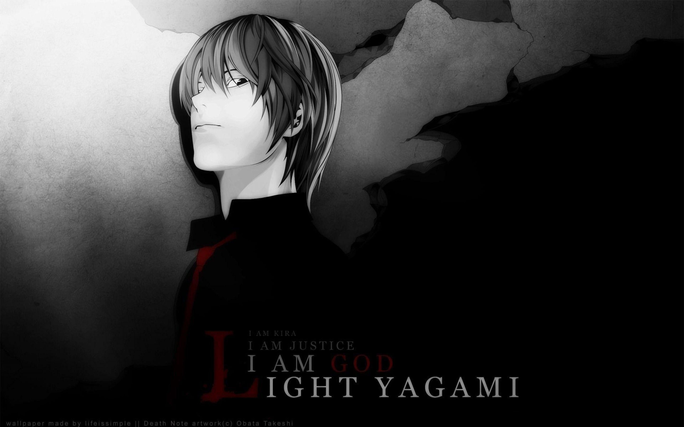 Anime wallpaper light yagami - Death Note