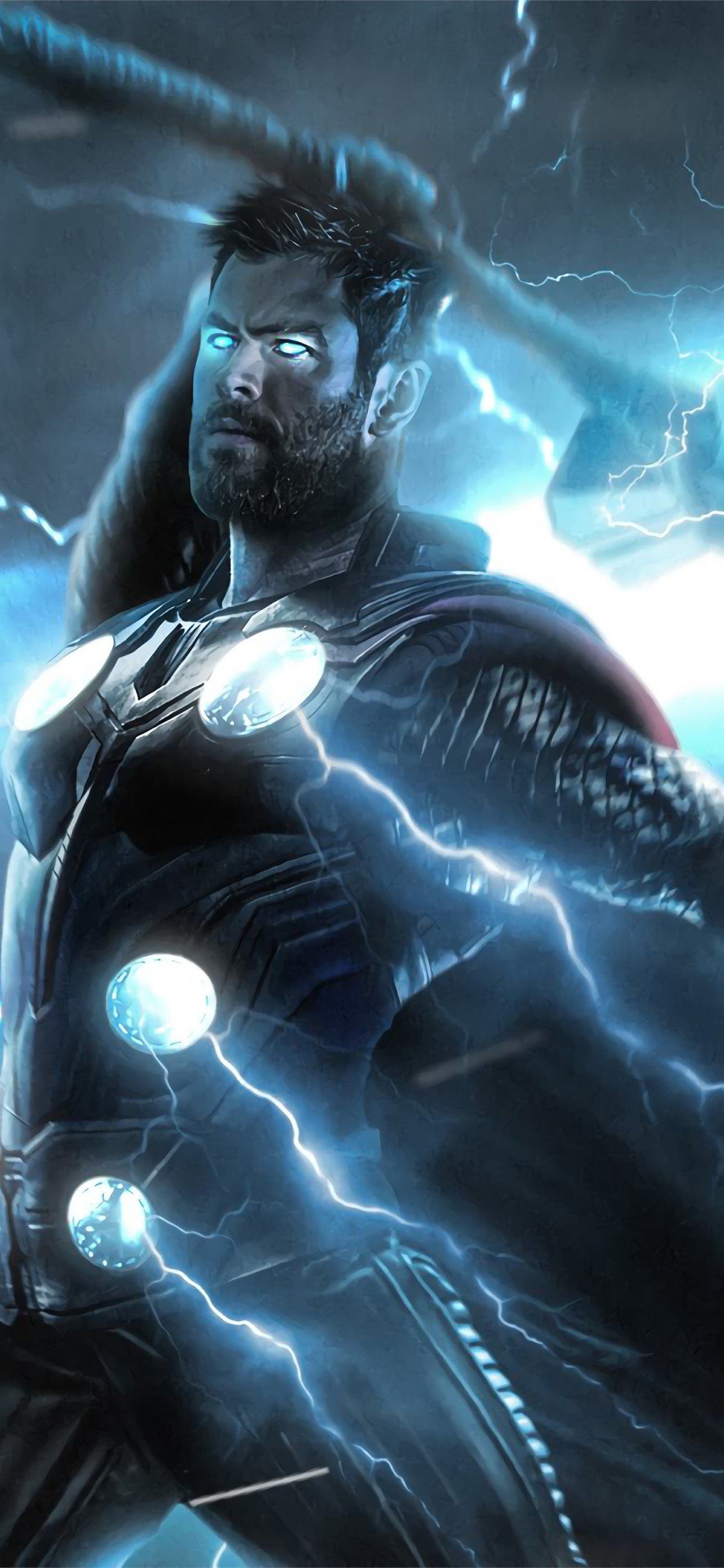 A man with lightning in his hand - Thor