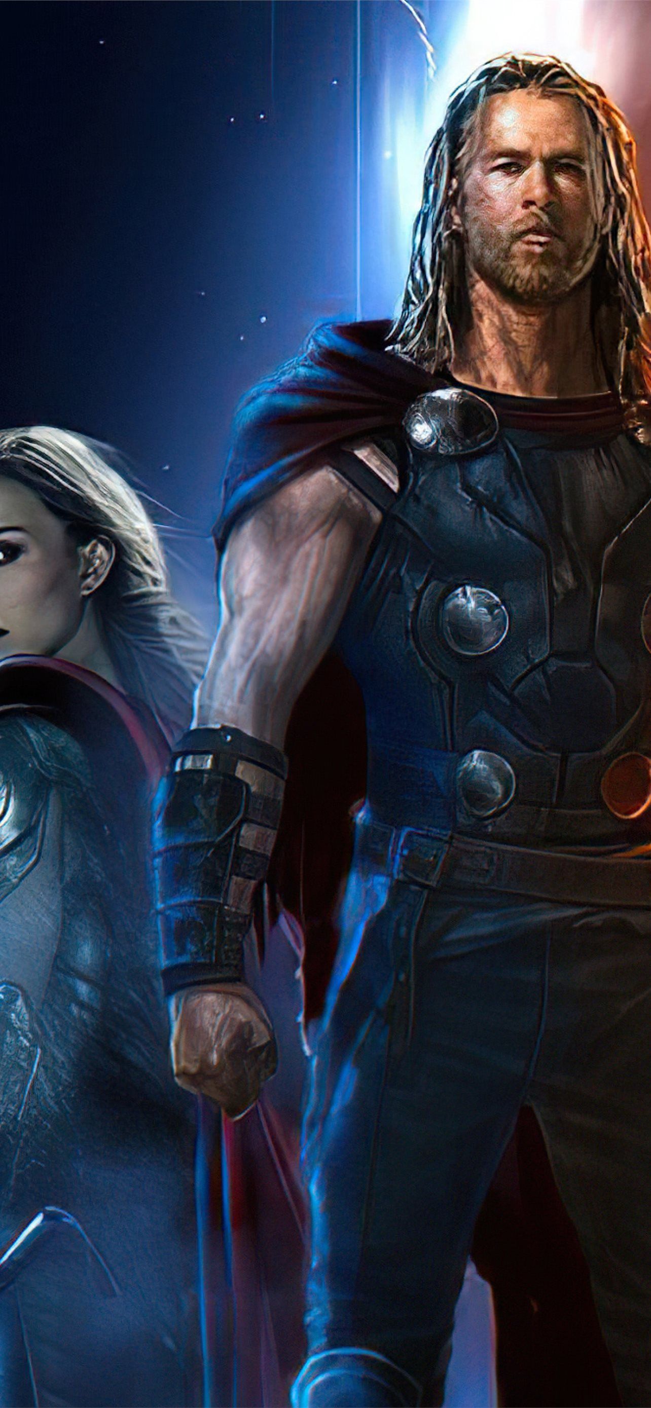 A poster of thor and his wife - Thor