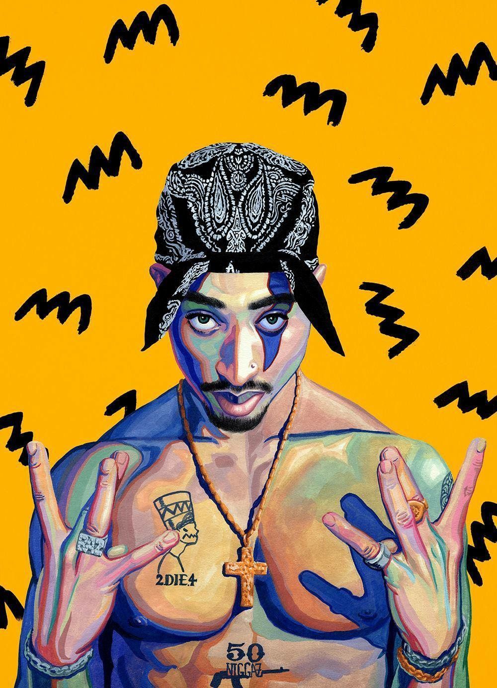 Dope Tupac and Xxxtentacion Wallpaper