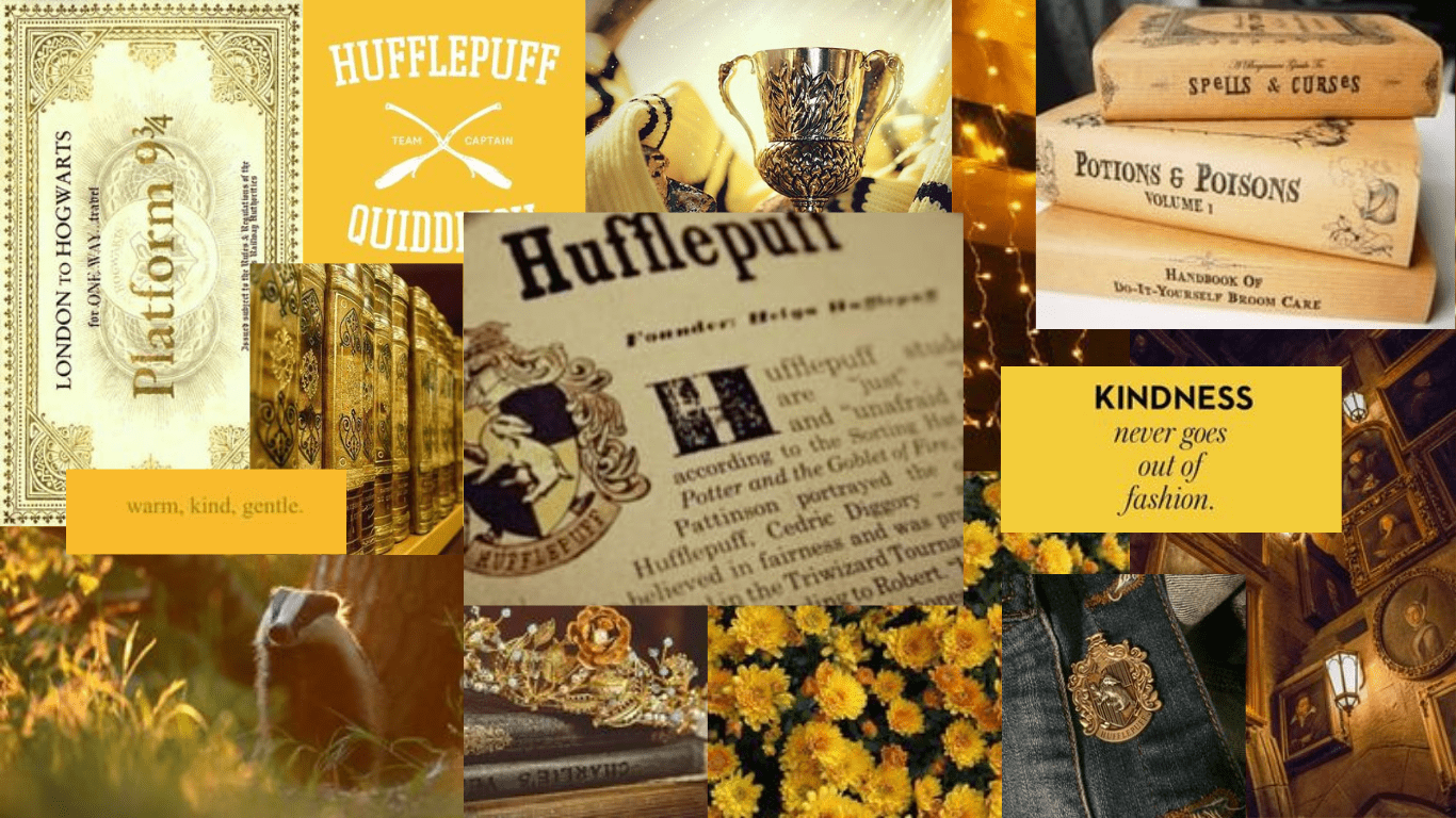 hufflepuff desktop wallpaper. Hufflepuff aesthetic, Hufflepuff wallpaper, Hogwarts aesthetic