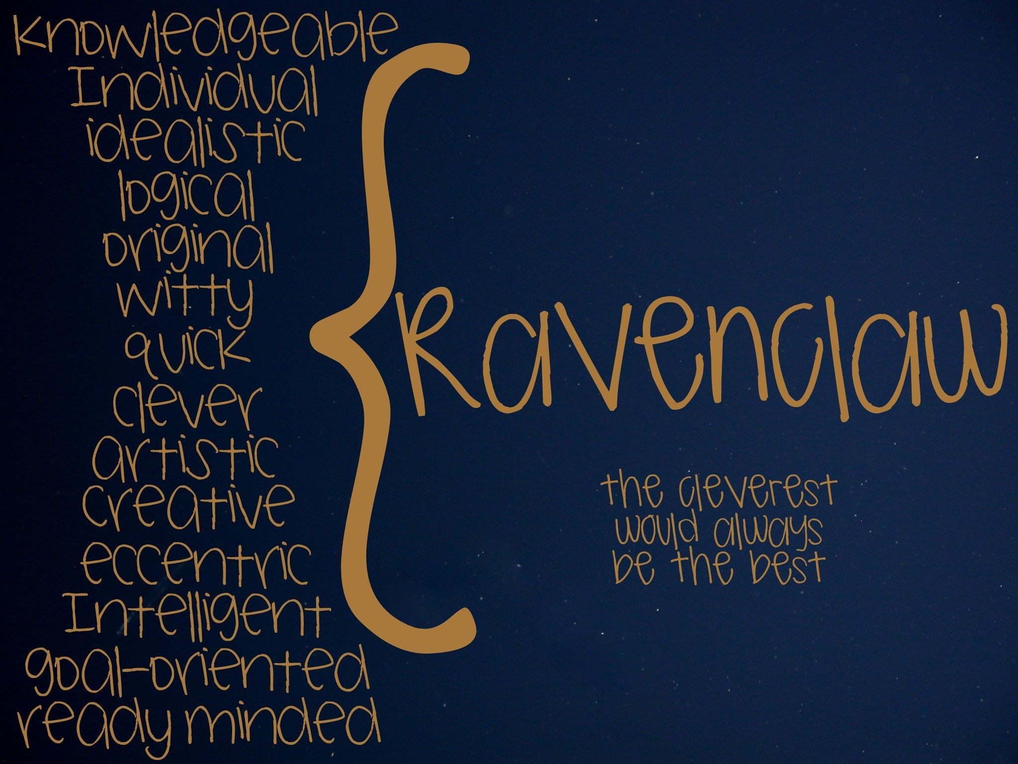 A blue background with the word ravenlaw written on it - Ravenclaw