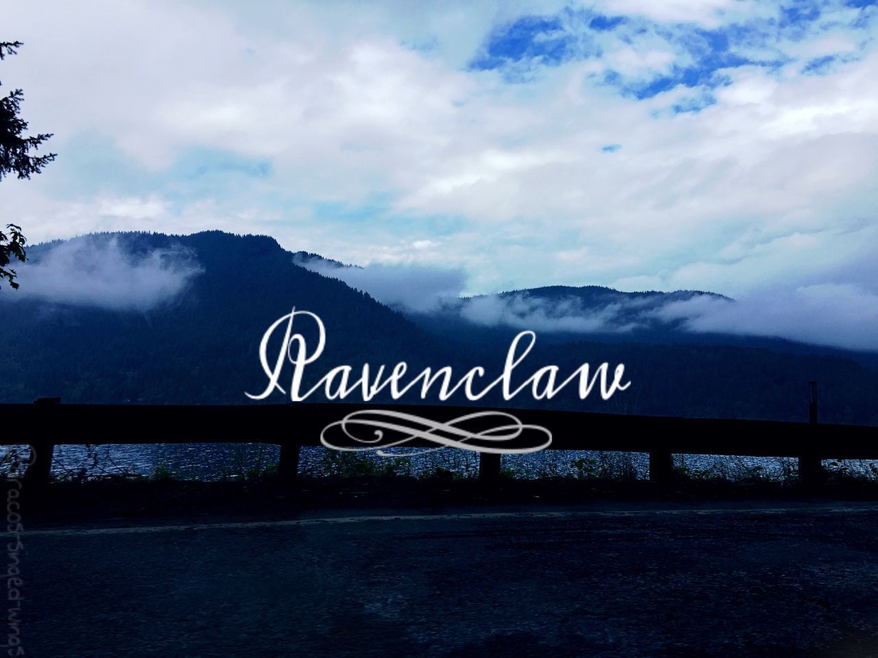 A road with mountains in the background - Ravenclaw