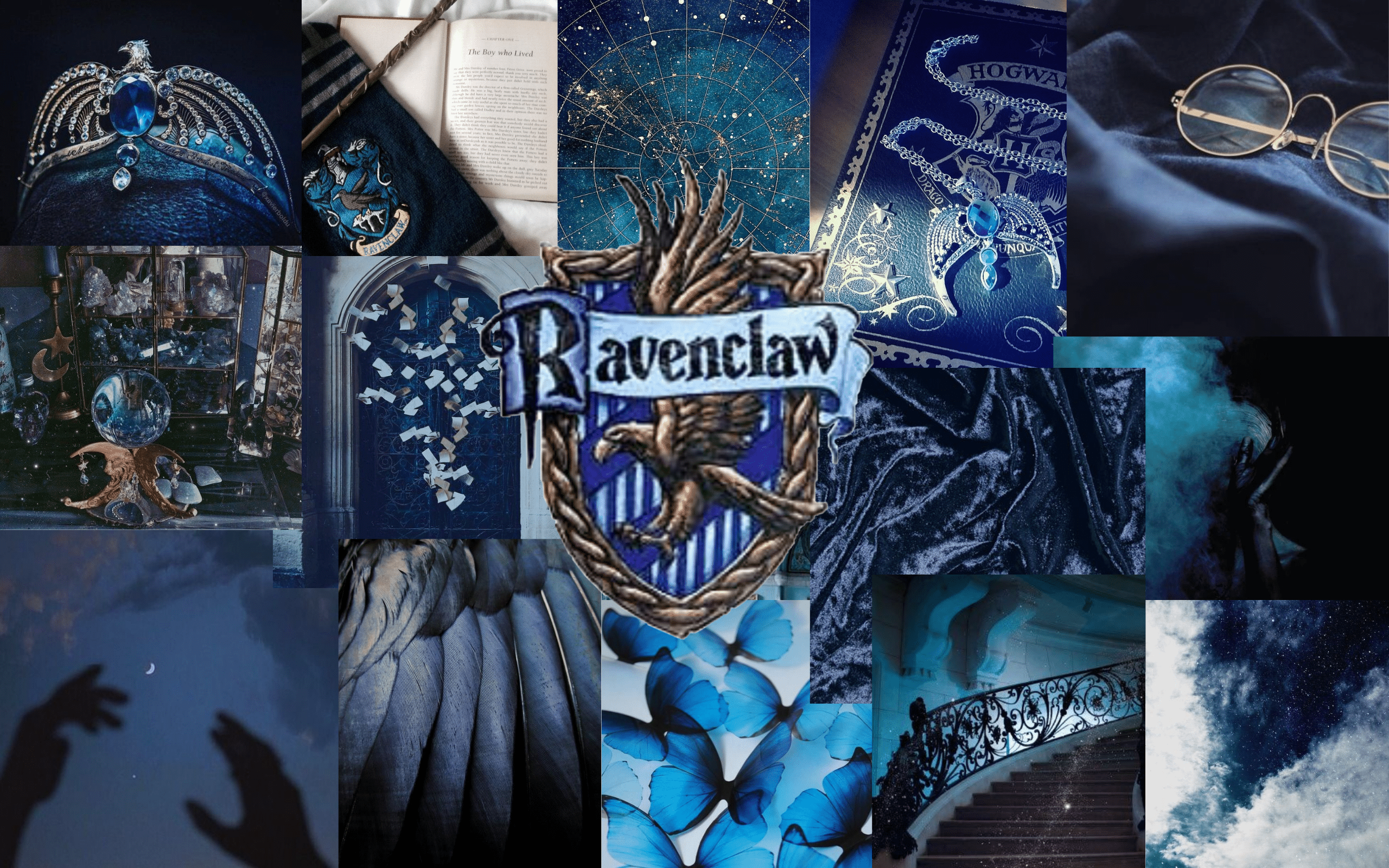 Ravenclaw wallpaper aesthetic 13. Ravenclaw, Harry potter, Cool art