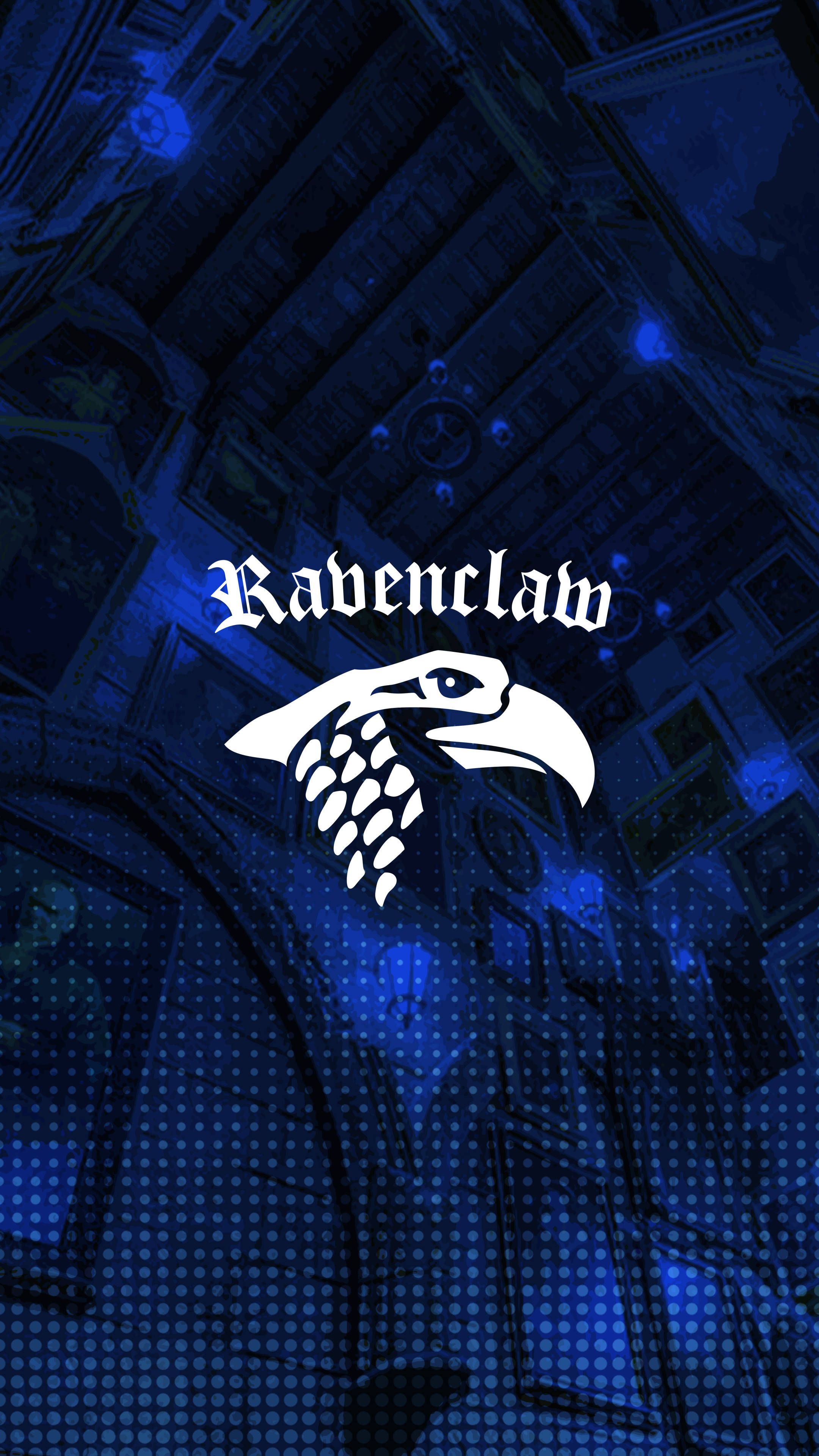 A blue background with the word ravenlaw - Ravenclaw